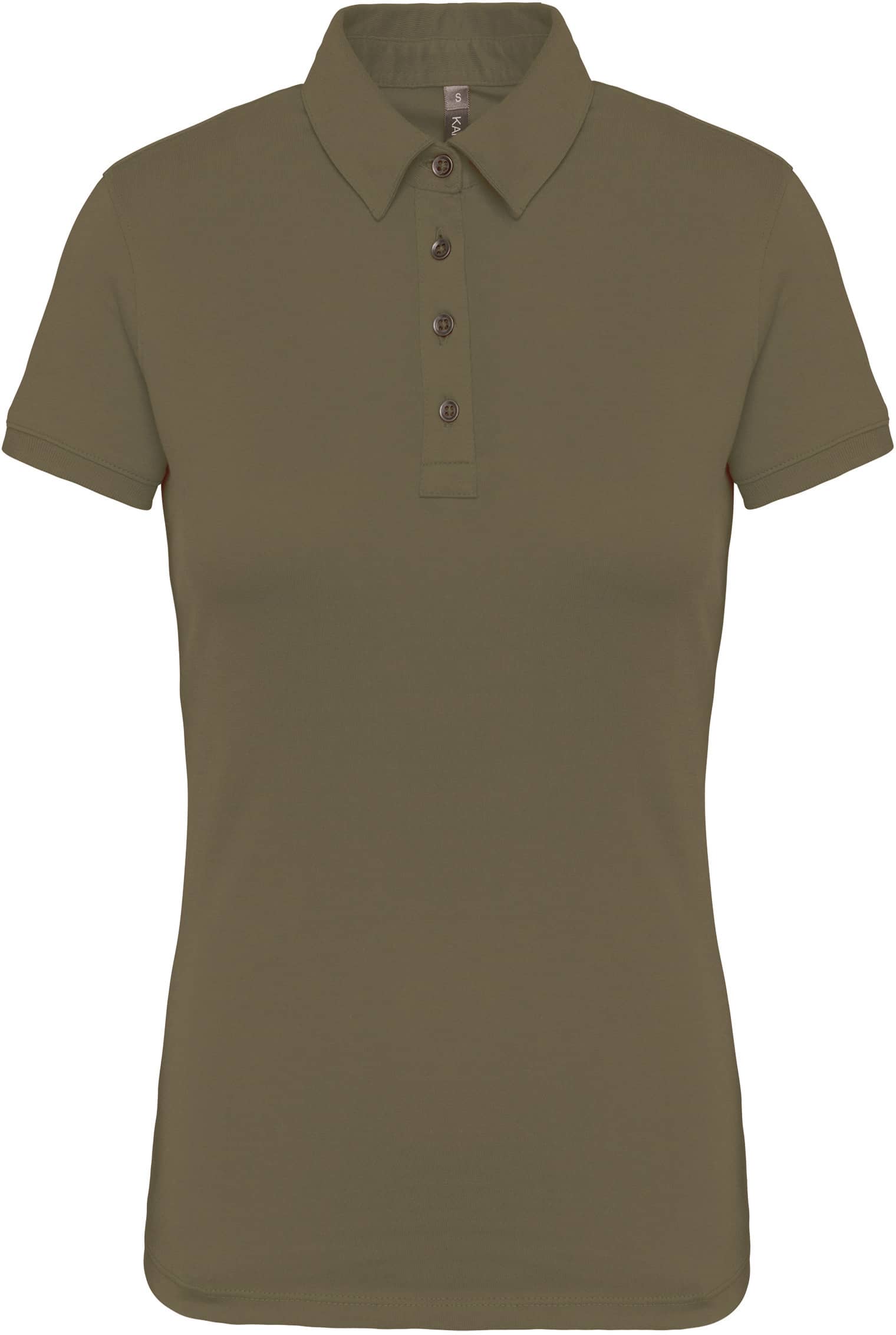 Jersey-Kurzarm-Polohemd für Damen