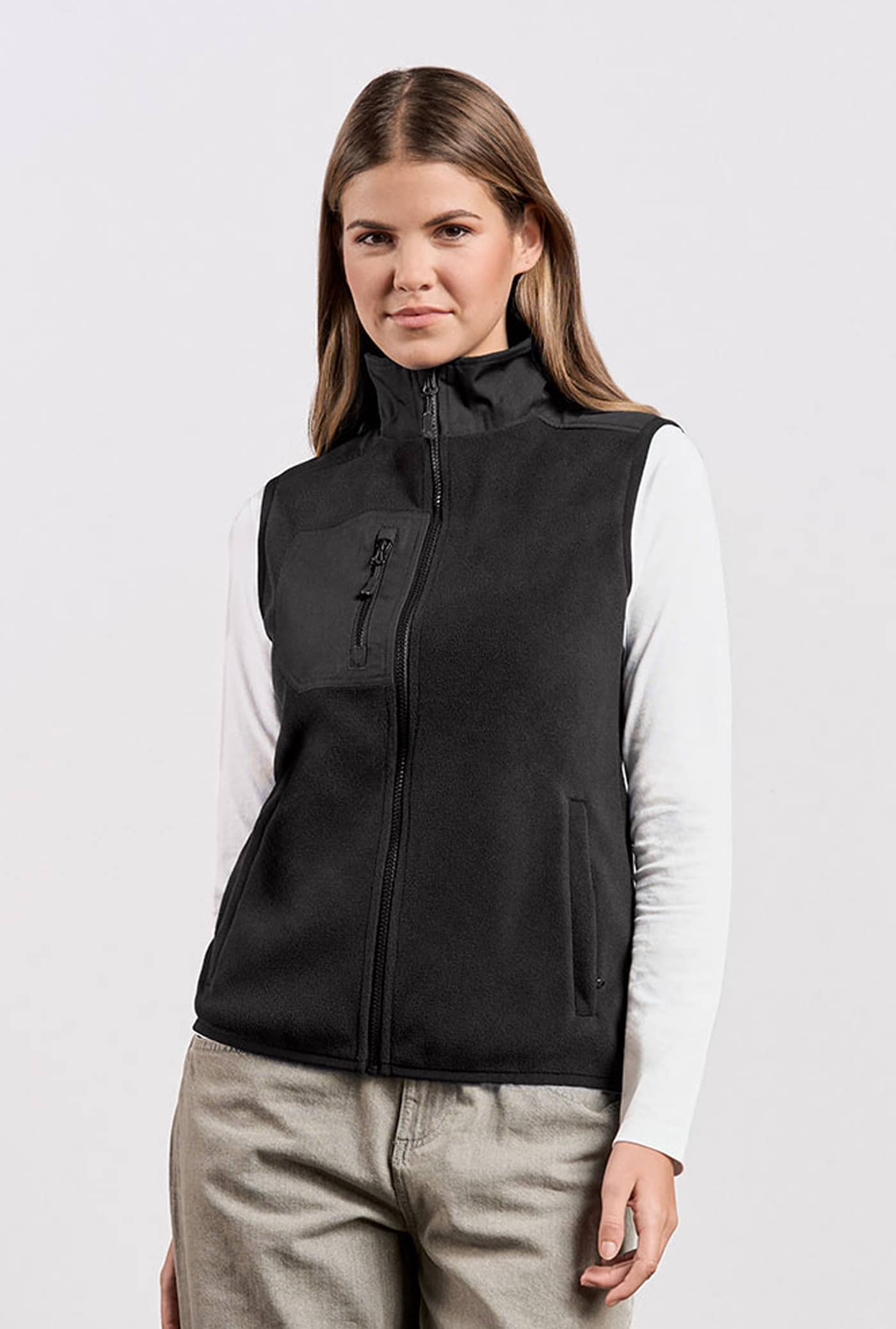 Women´s Canvas Fleece Vest