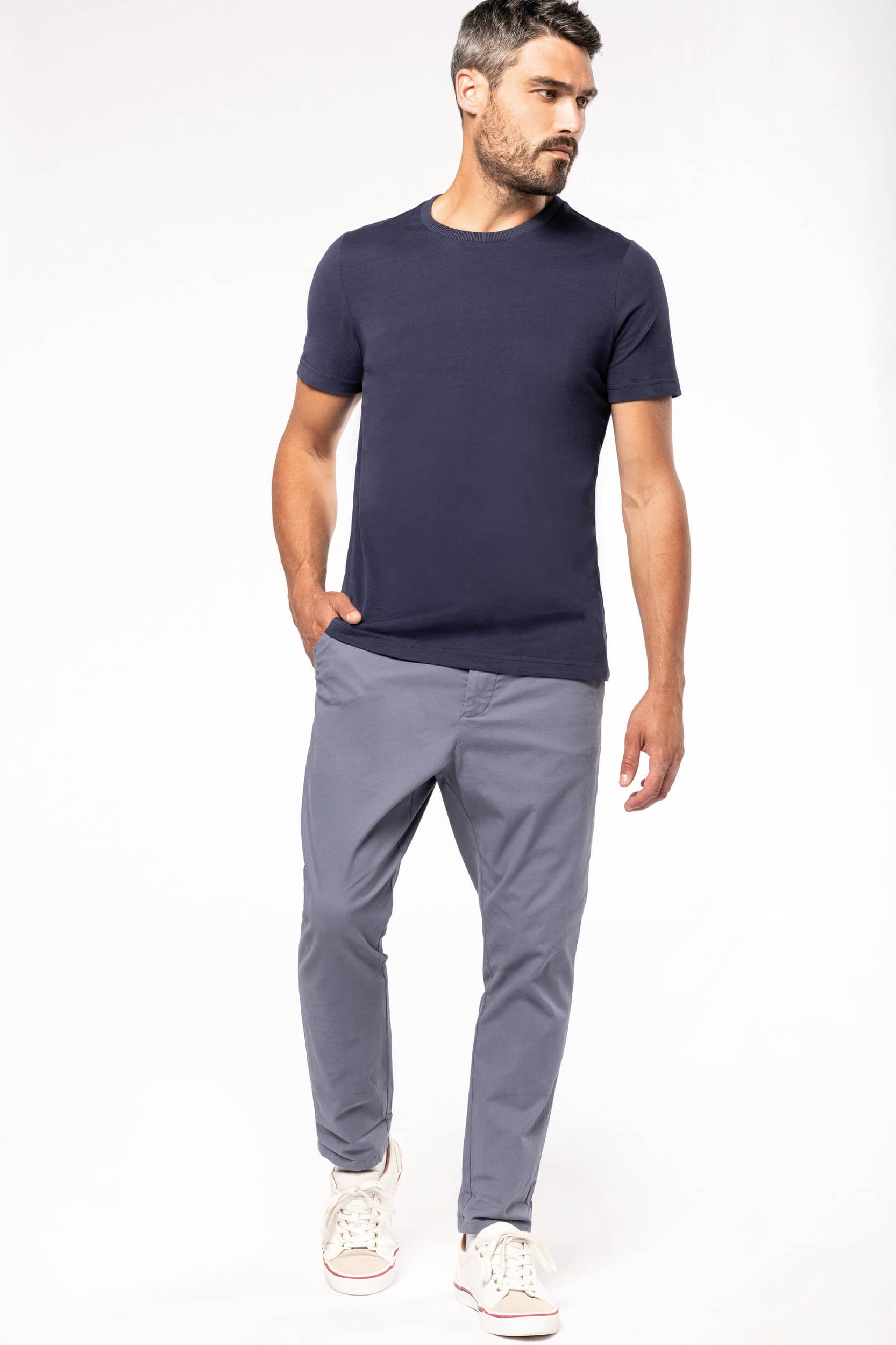 Kurzarm-Vintage-T-Shirt für Herren