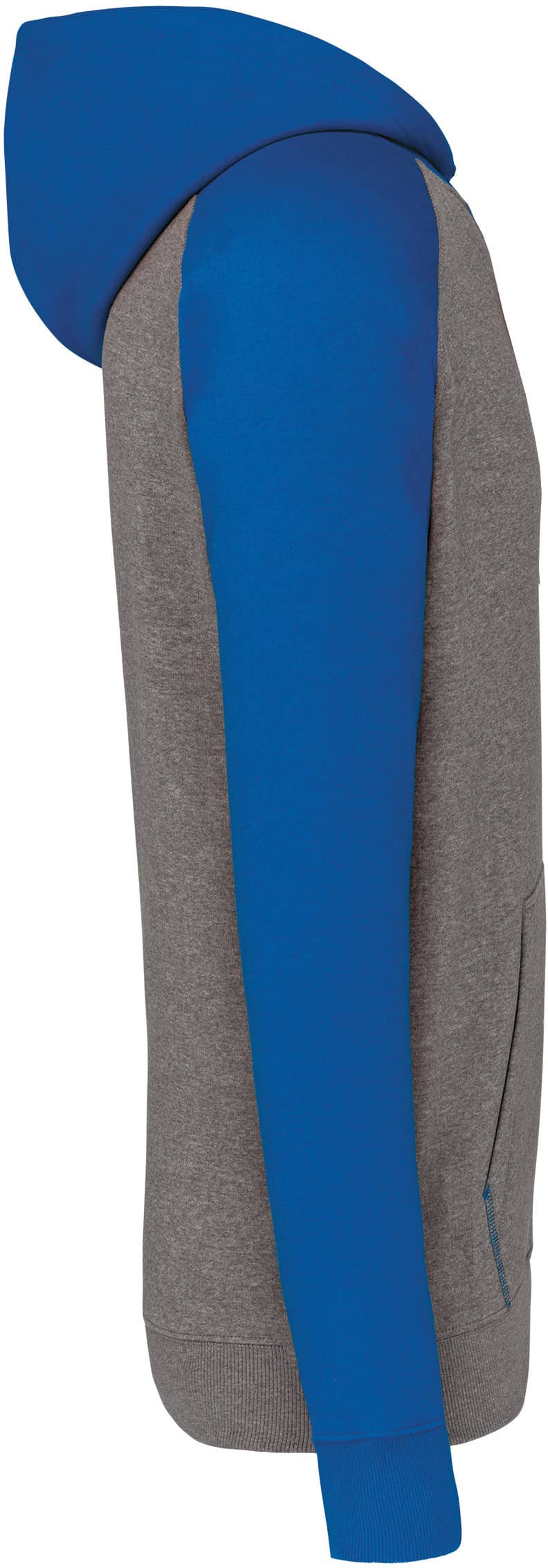 Zweifarbiges Kapuzensweatshirt für Kinder