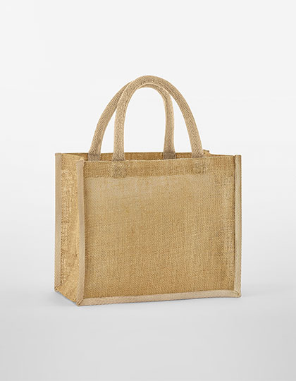 Natural Starched Jute Midi Bag