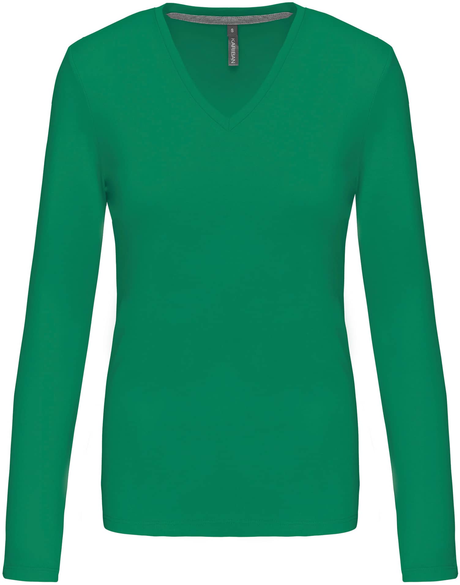 Ladies` Longsleeve V-Neck T-Shirt