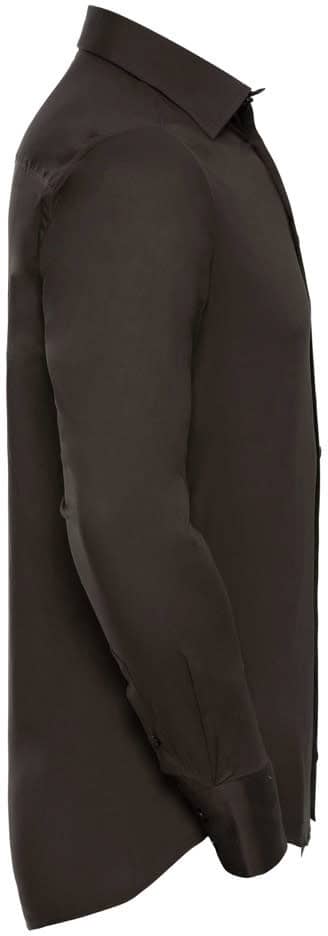 Men's Long Sleeve Fitted Stretch Shirt