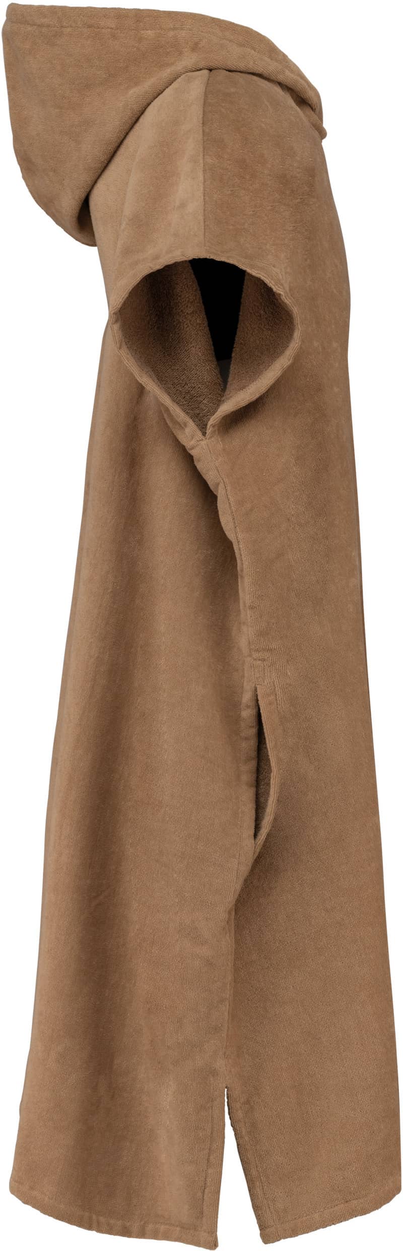 Unisex-Frottee-Poncho mit Kapuze - L/XL