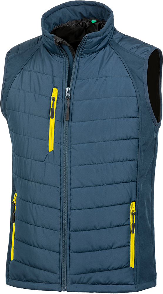 Recycled Compass Padded Softshell Gilet