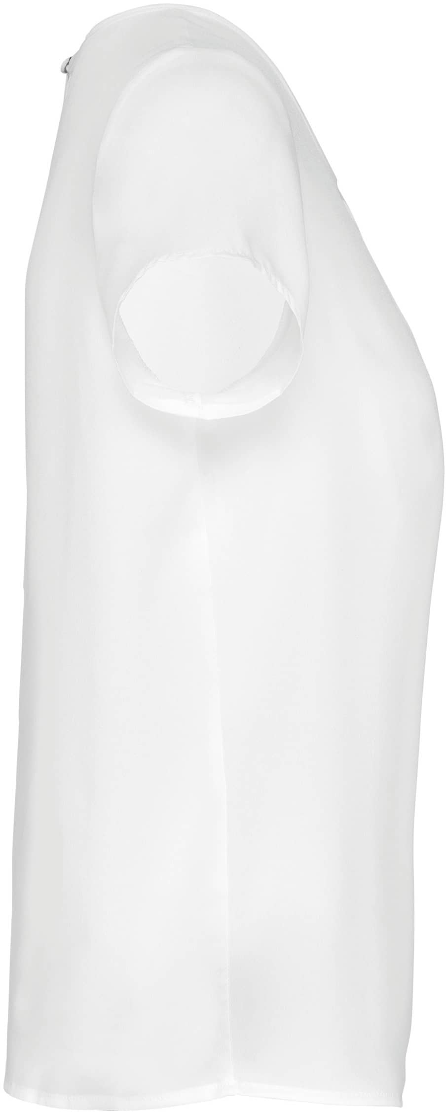 Kurzarm-Kreppbluse für Damen