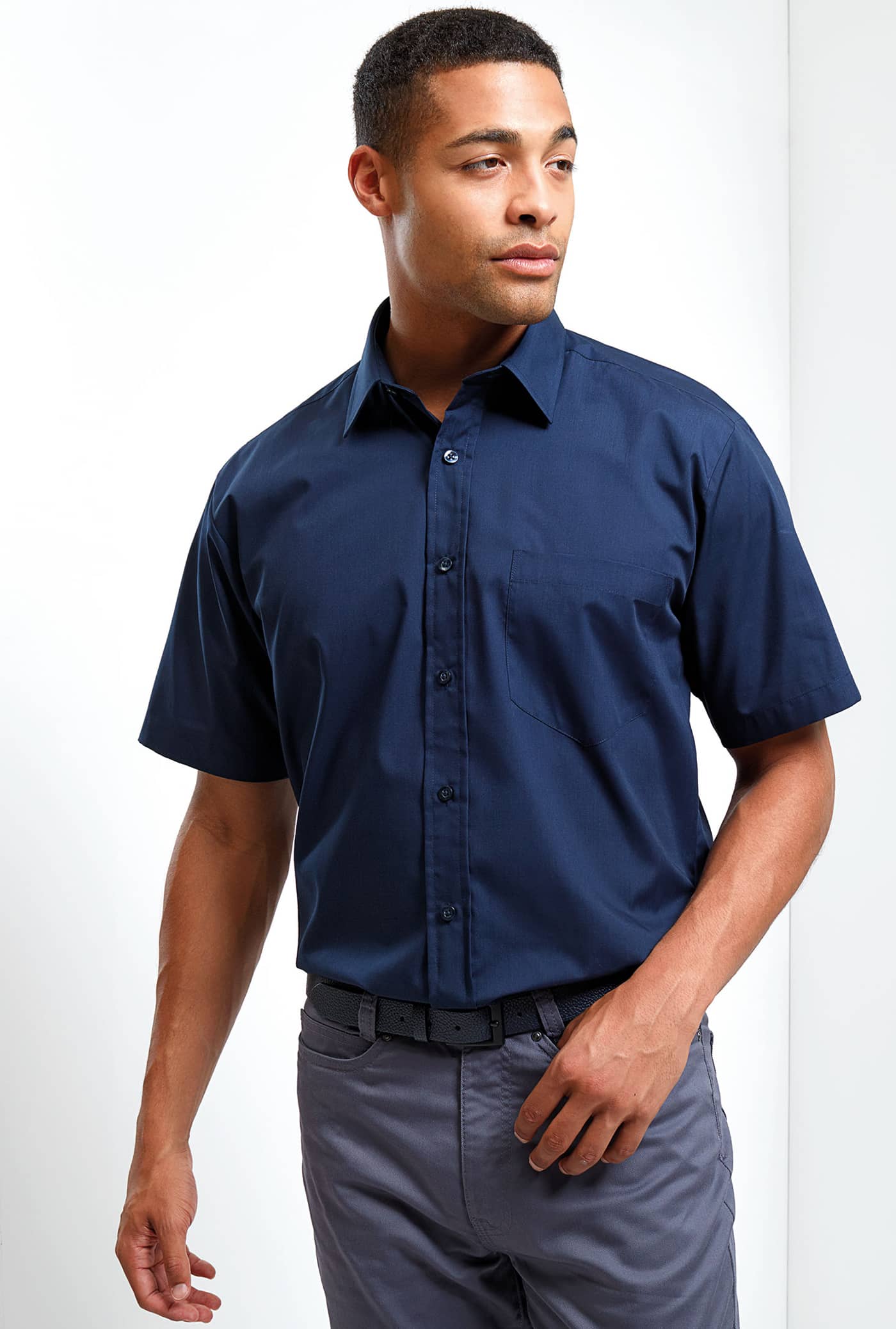 Men´s Poplin Short Sleeve Shirt