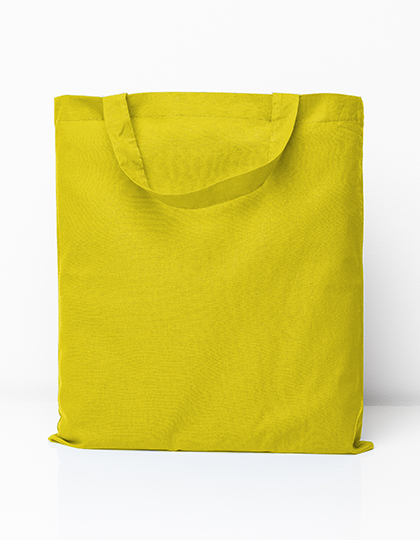 Cotton Bag Colored Short Handles