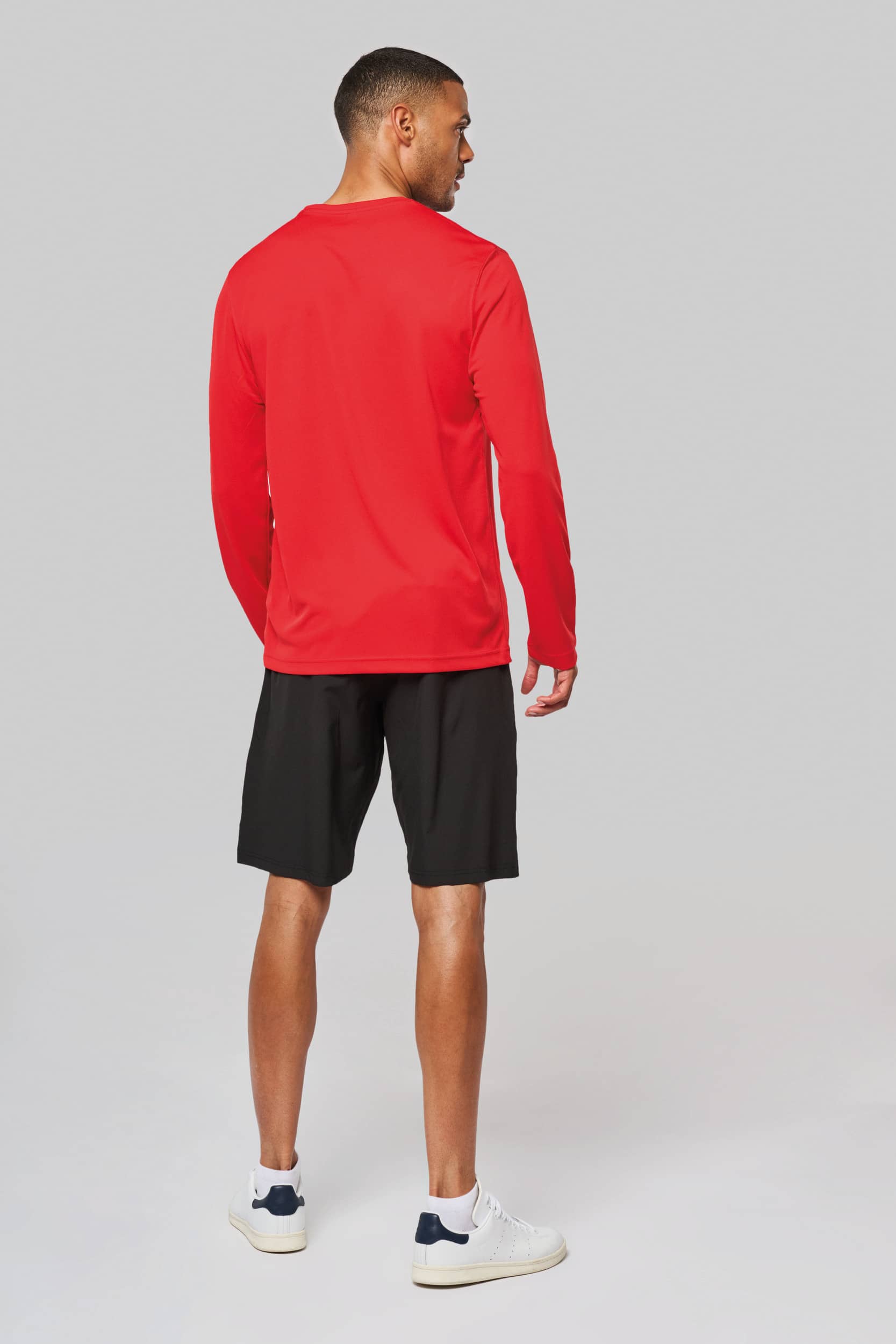 Herren Basic Sport Funktionsshirt Langarm - Standardfarben