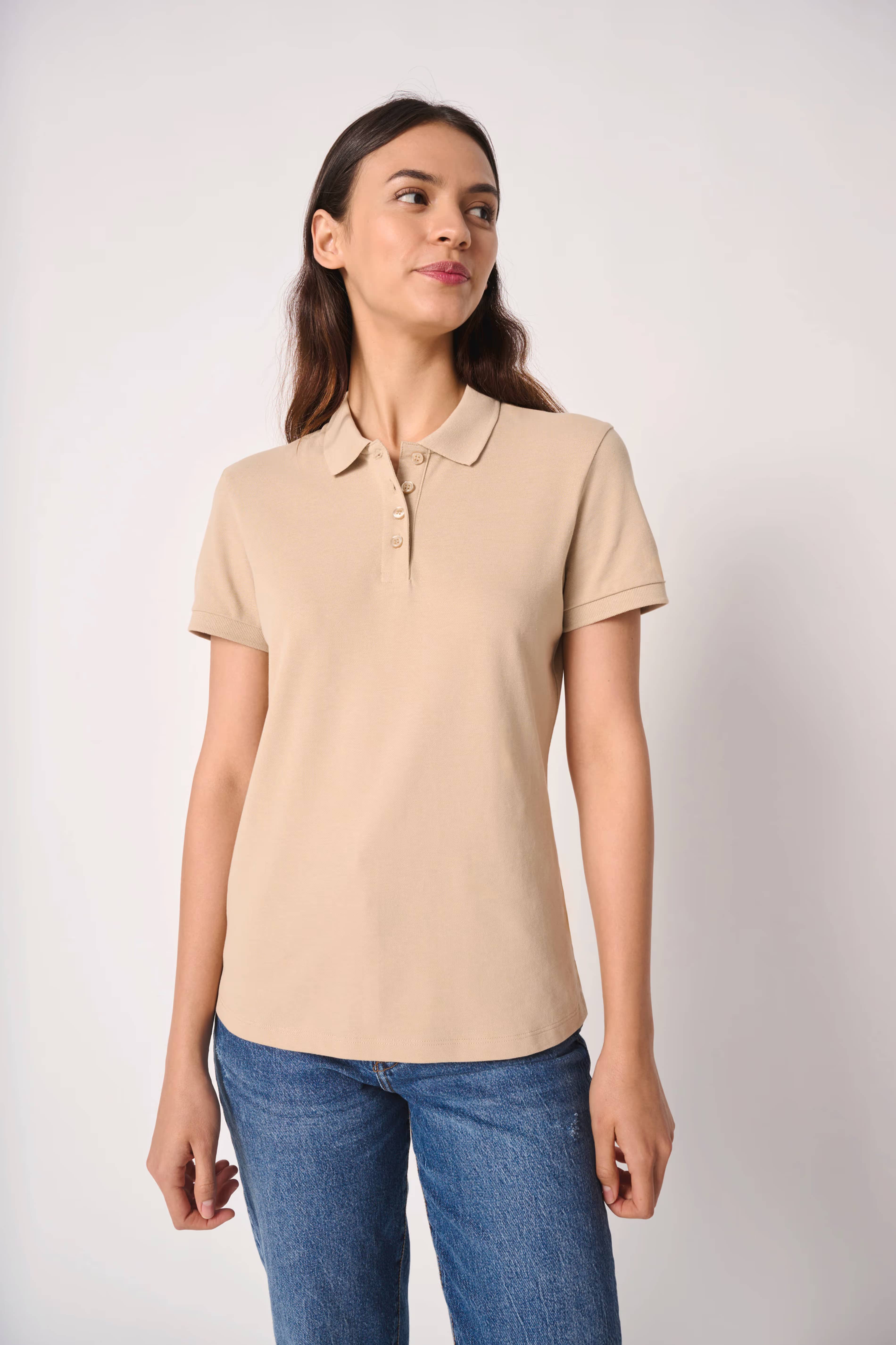 Damen Piqué-Poloshirt 296