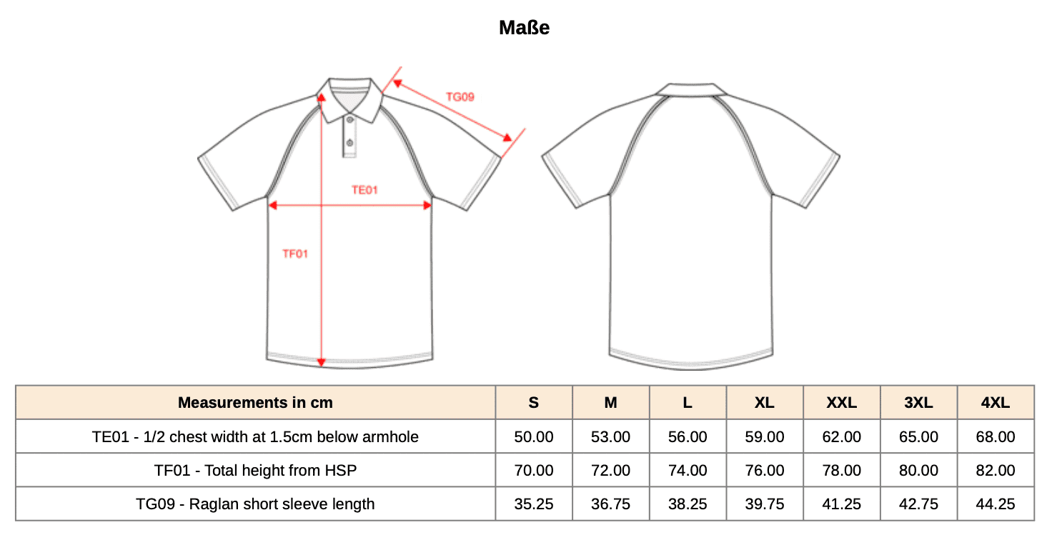 Baseball - Kurzarm Poloshirt