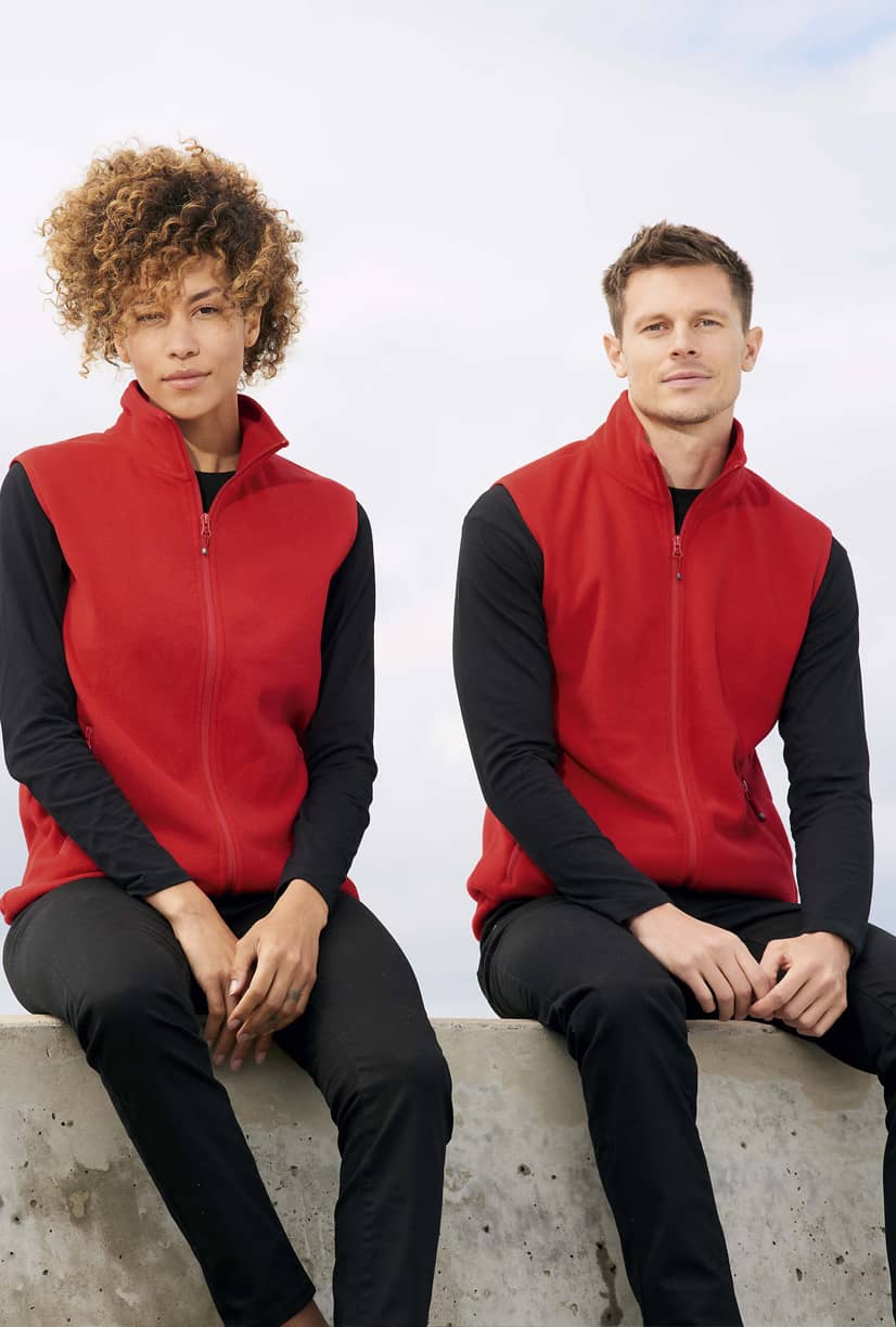 Unisex Factor Zipped Fleece Bodywarmer