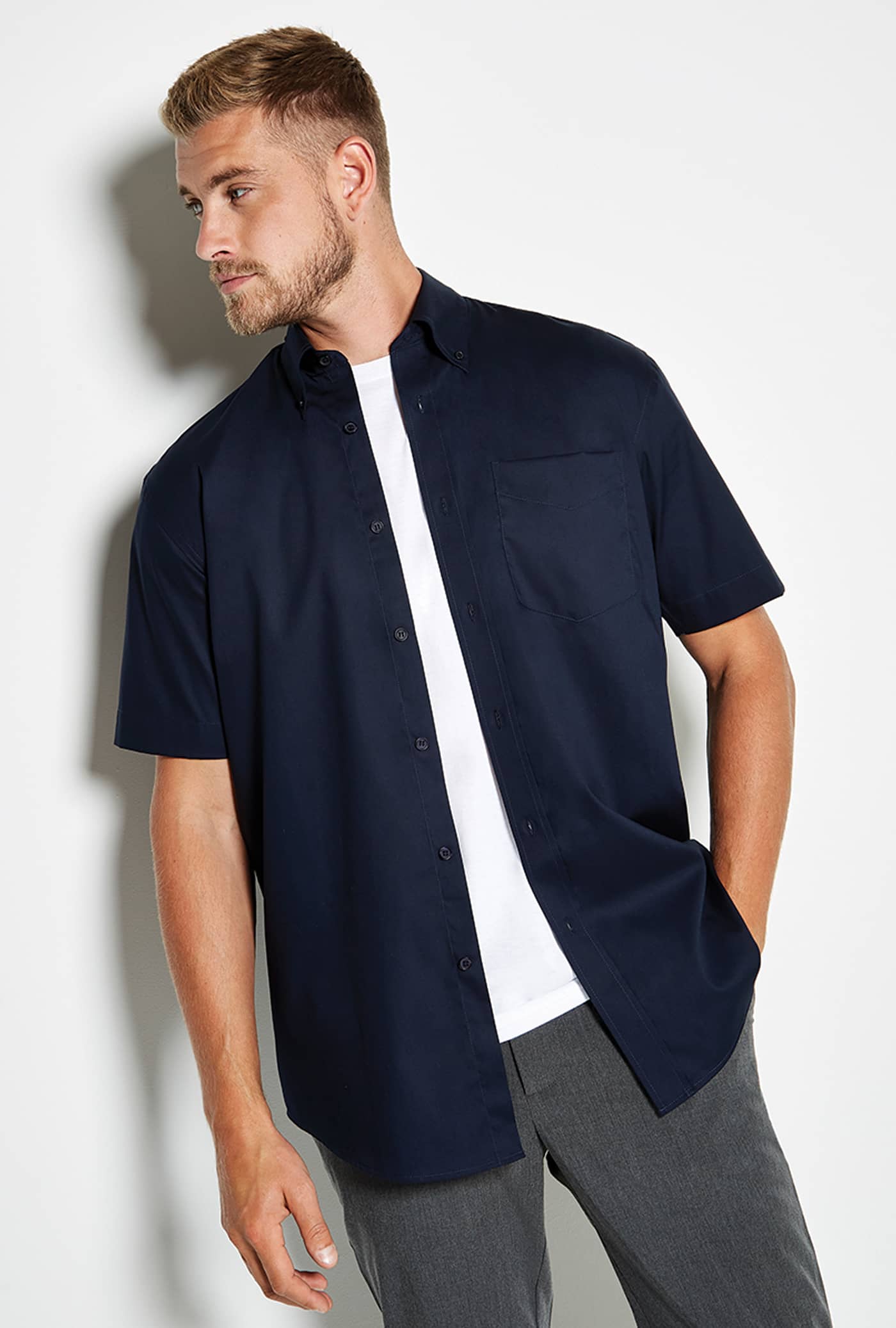 Men´s Classic Fit Premium Oxford Shirt Short Sleeve