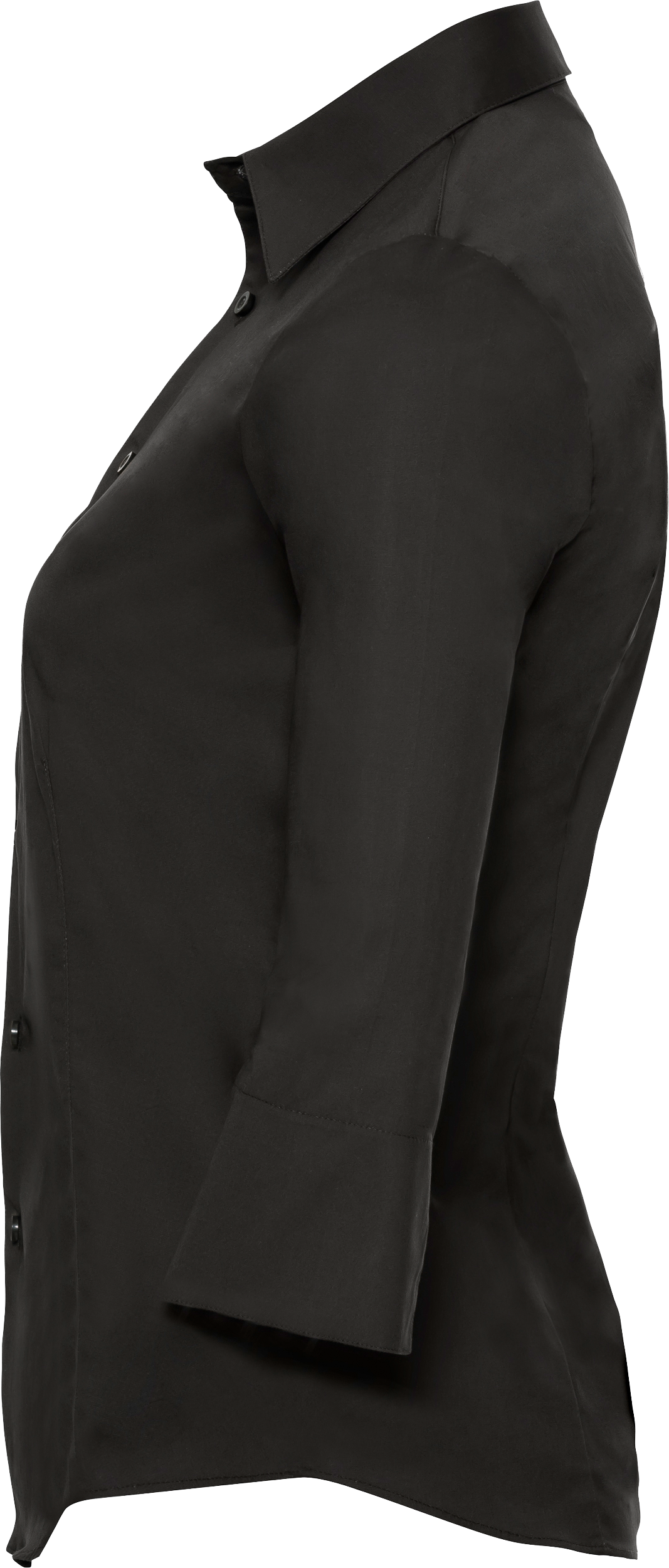Ladies' Long Sleeve Classic Pure Cotton Poplin Shirt