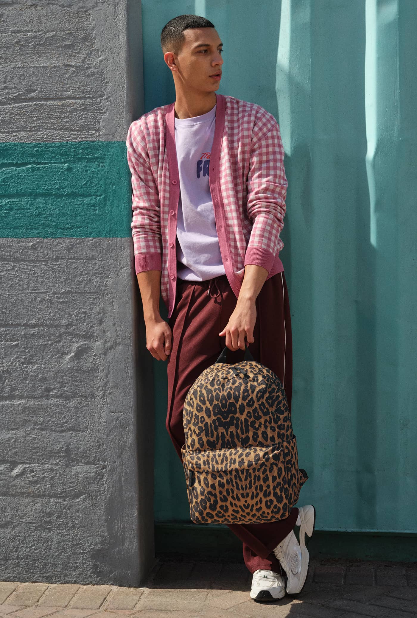 Leopard Print Backpack