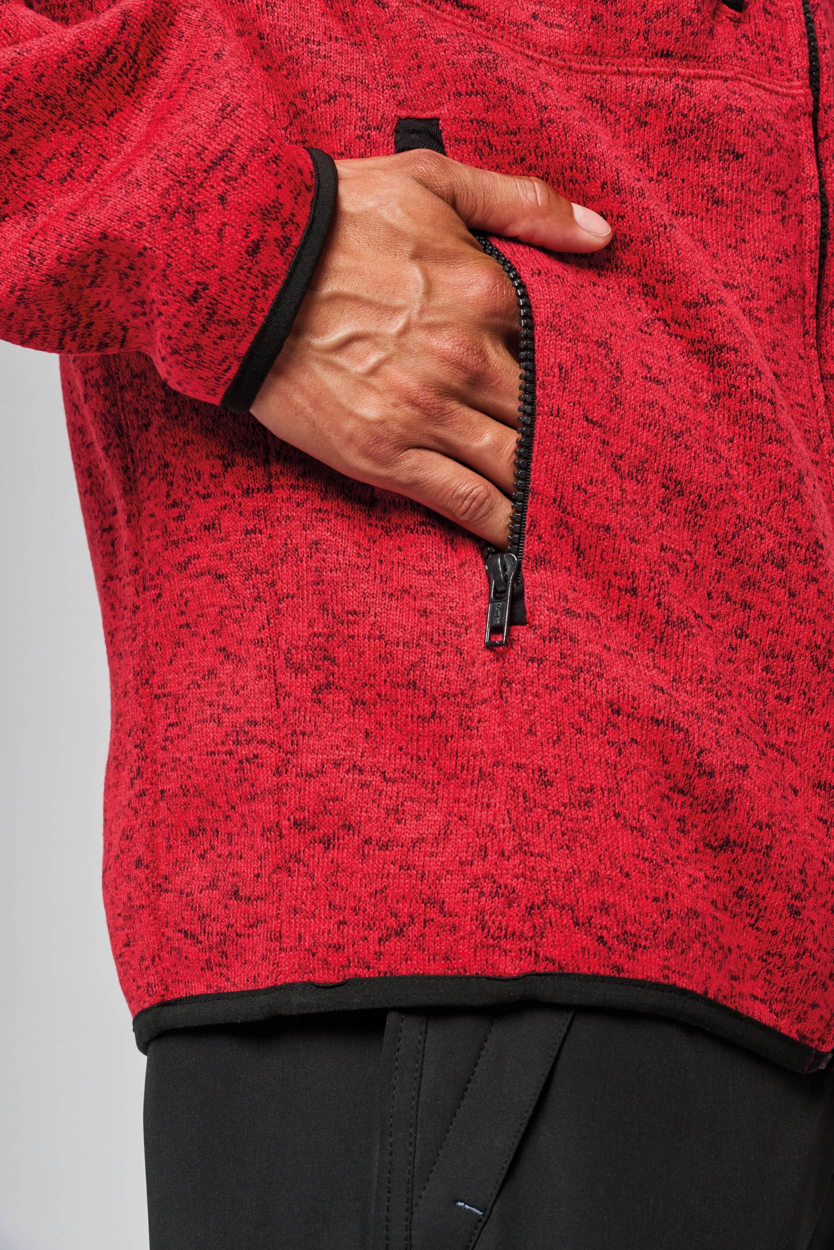 Herren-Hoodie aus Chiné