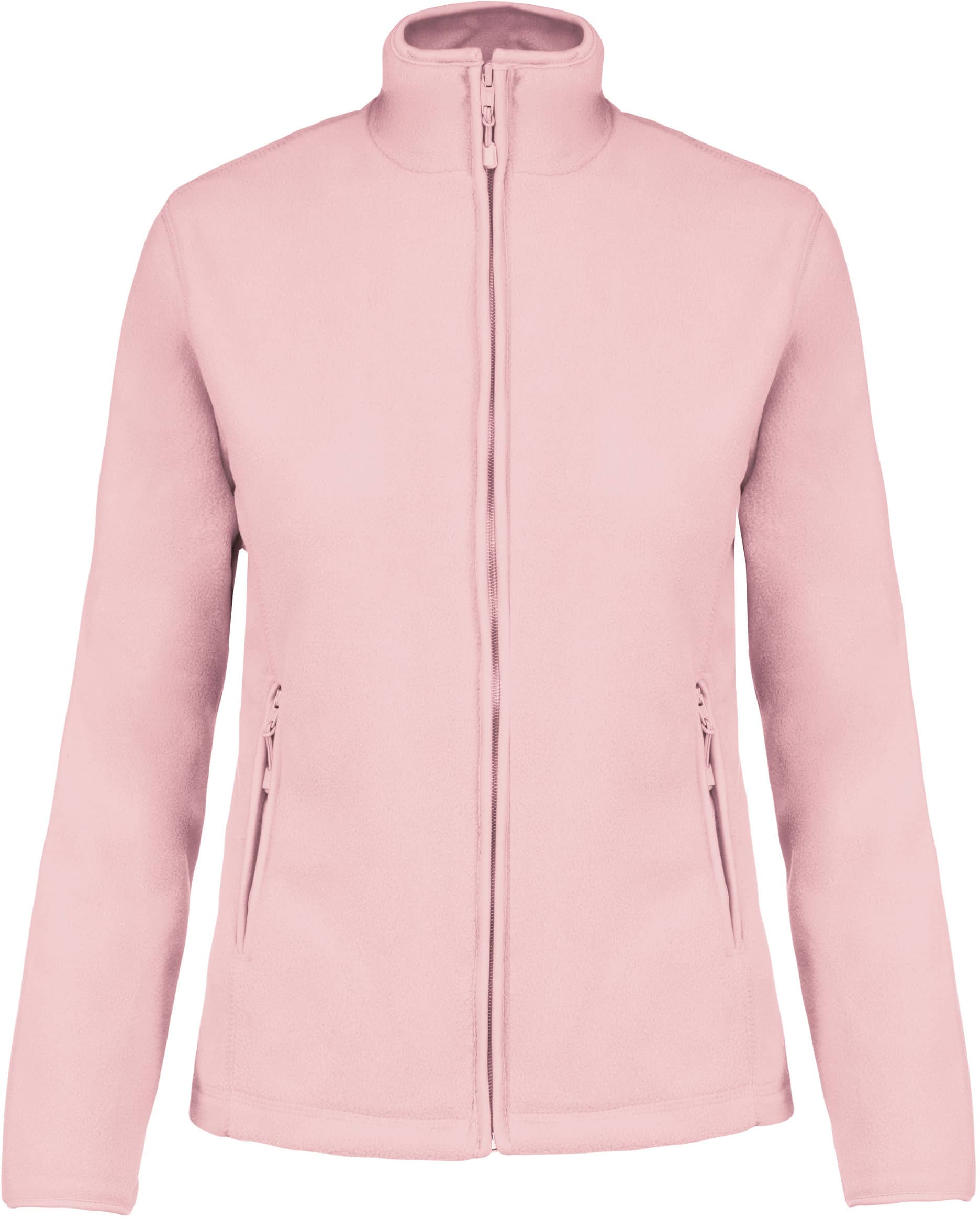 Mikrofleece-Jacke mit Reißverschluss für Damen