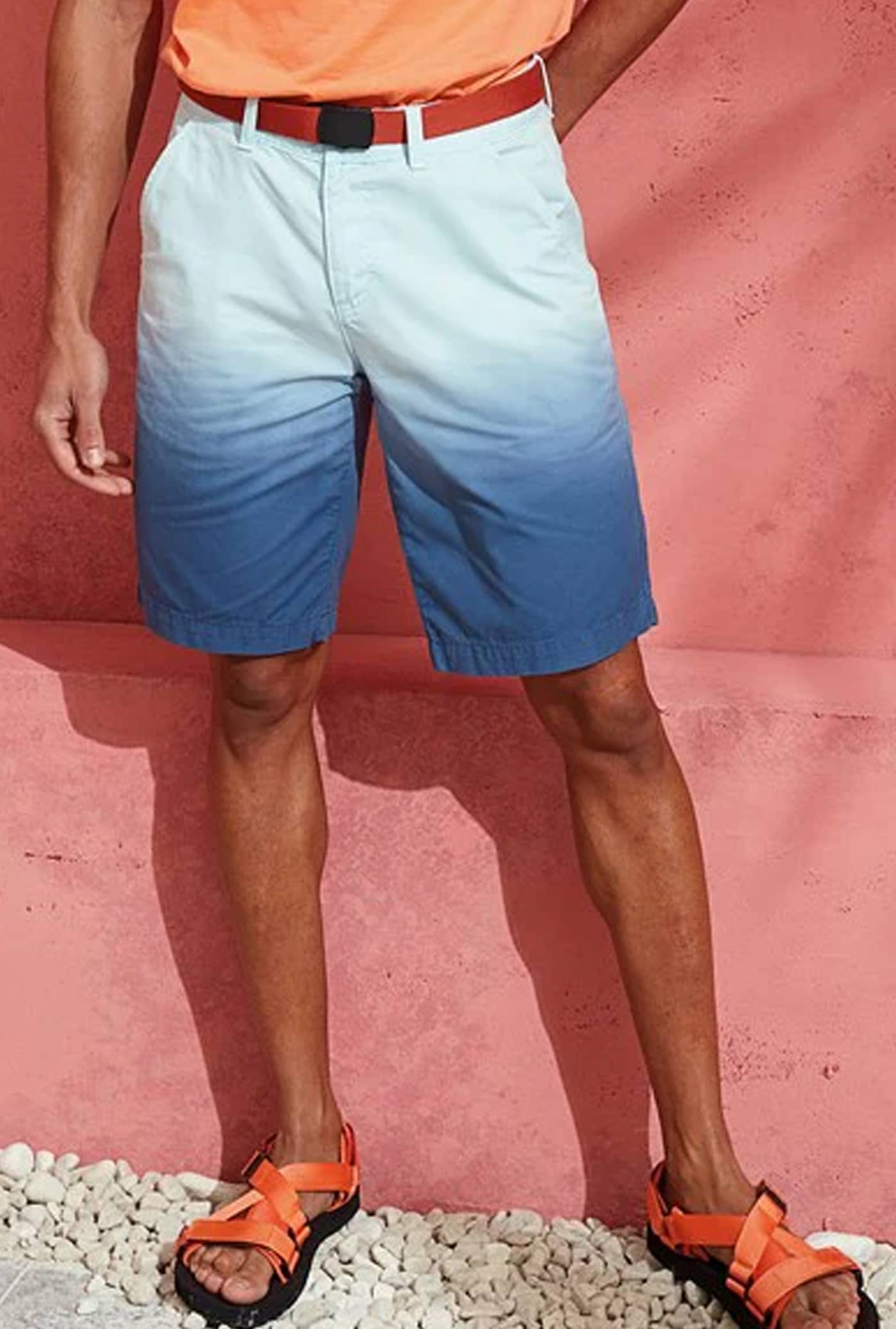Mens Dip-Dye Shorts