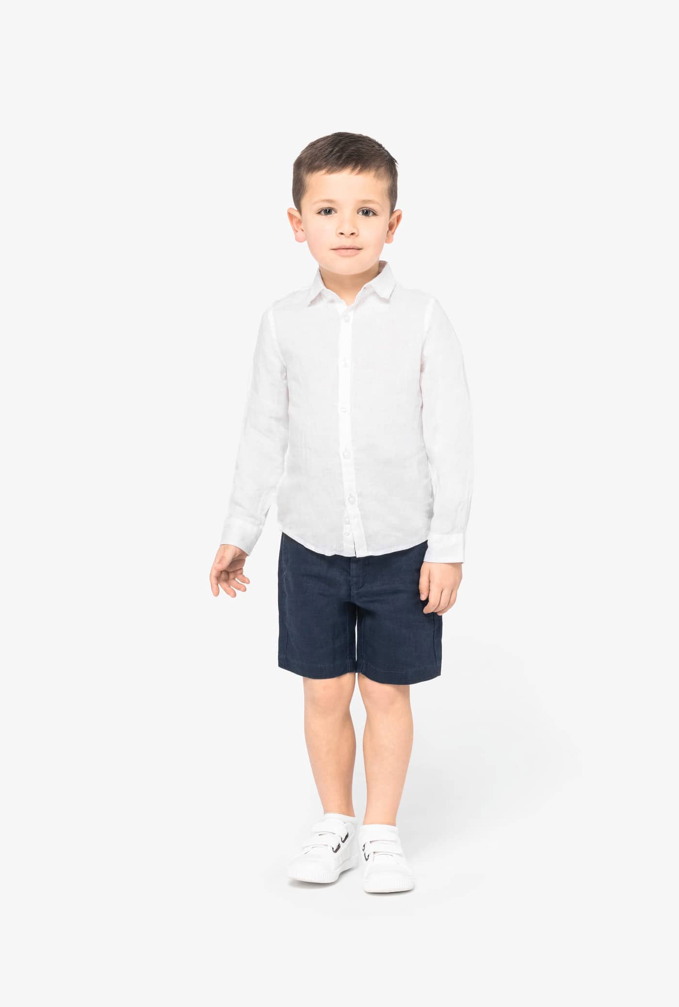 Bermuda-Shorts aus Leinen für Jungen