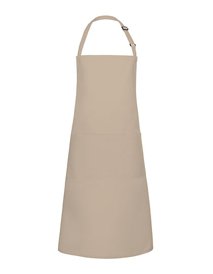 Übergrößen Latzschürze Basic mit Schnalle und Tasche