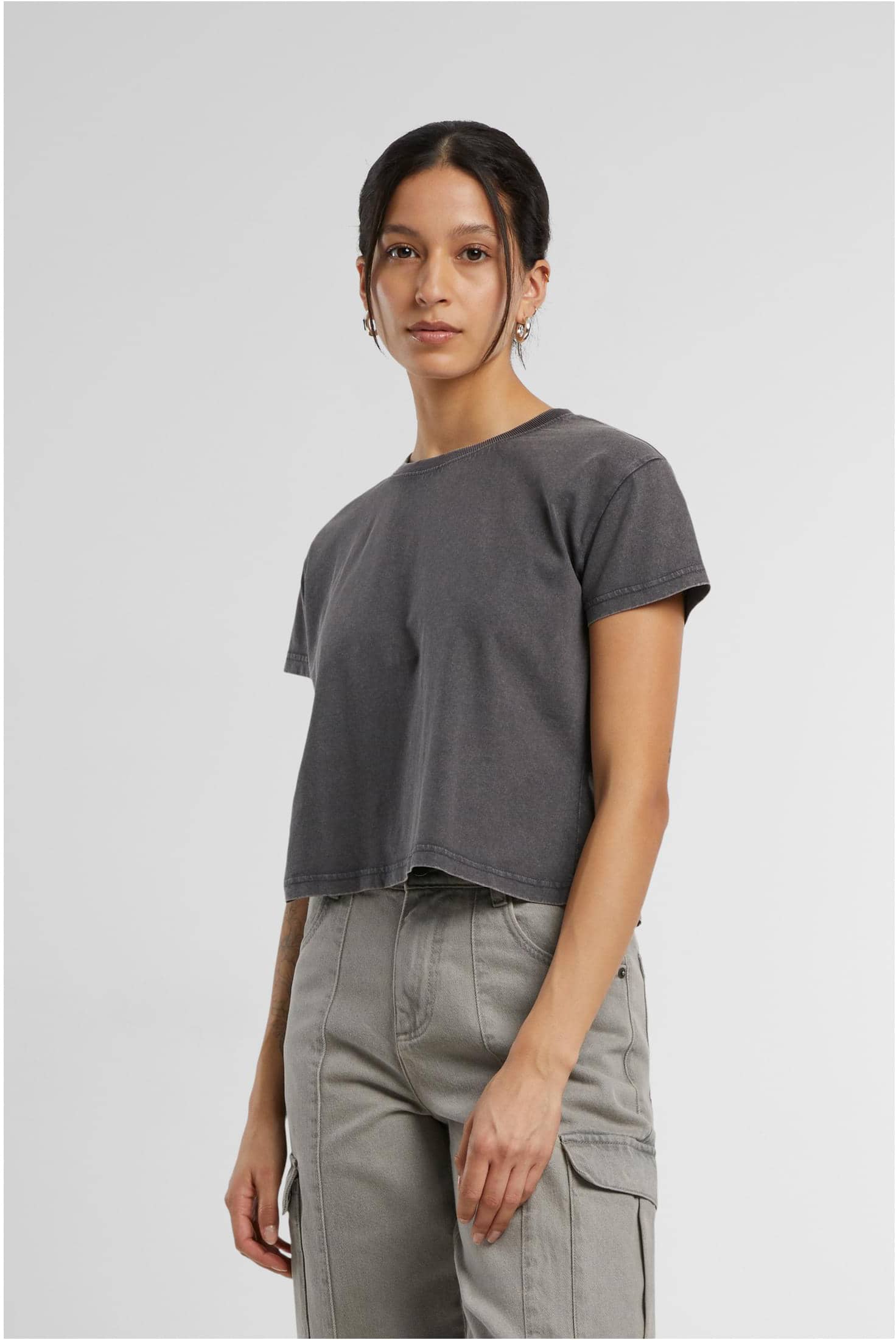 Ladies Vintage Cropped Tee