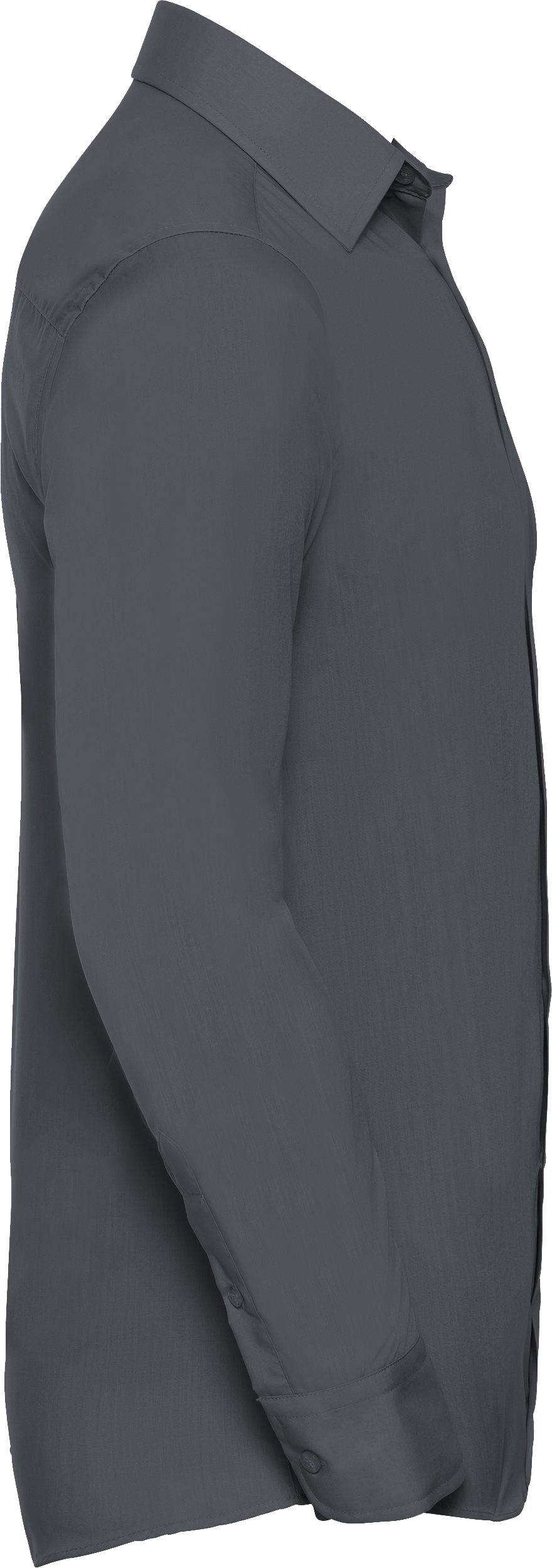Men's Long Sleeve Tailored Polycotton Poplin Shirt