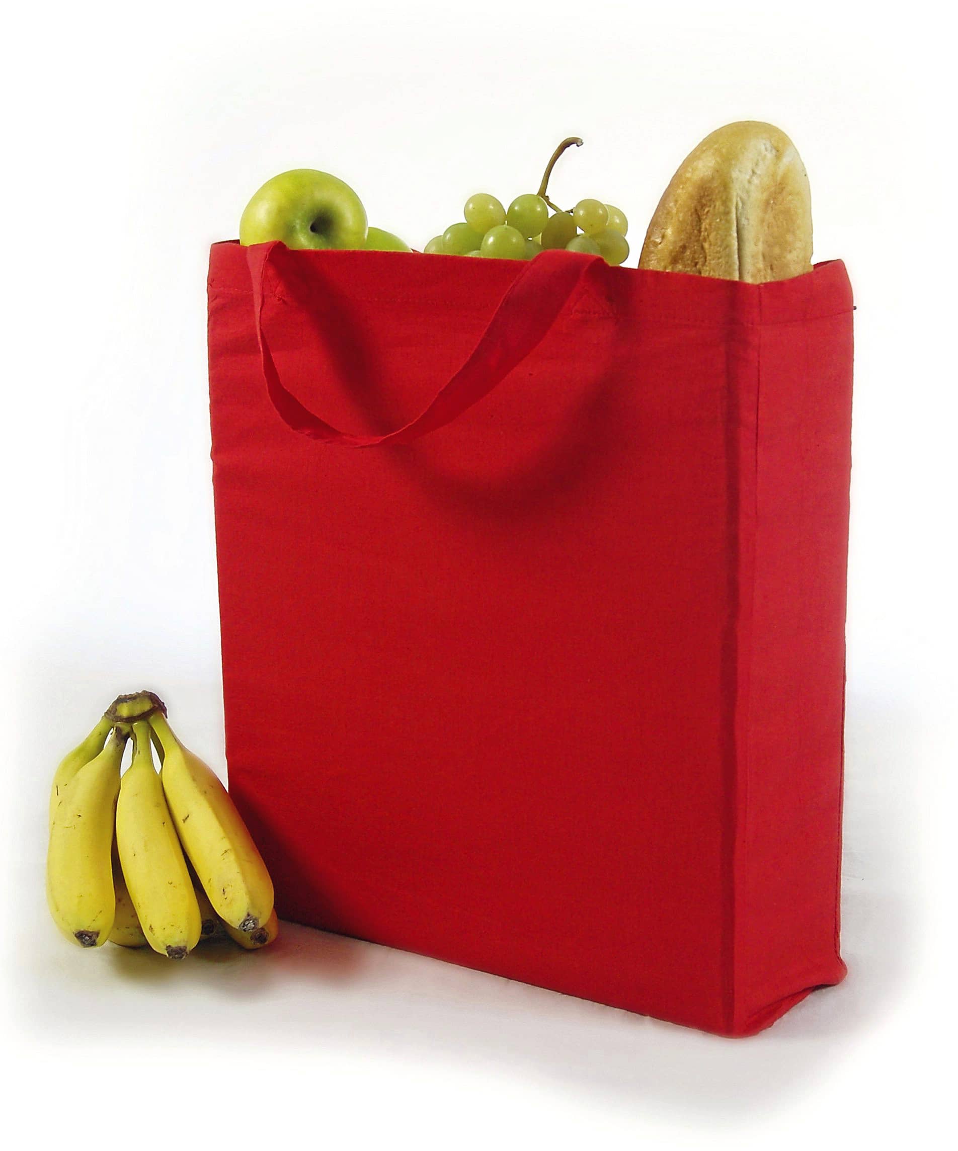 Cotton Bag Side Fold Short Handles