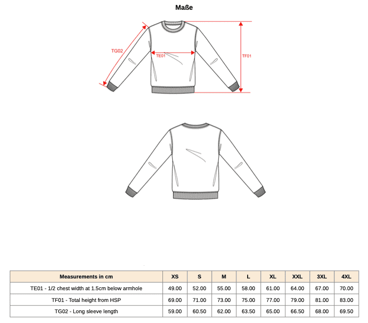 Sweatshirt mit Rundhals