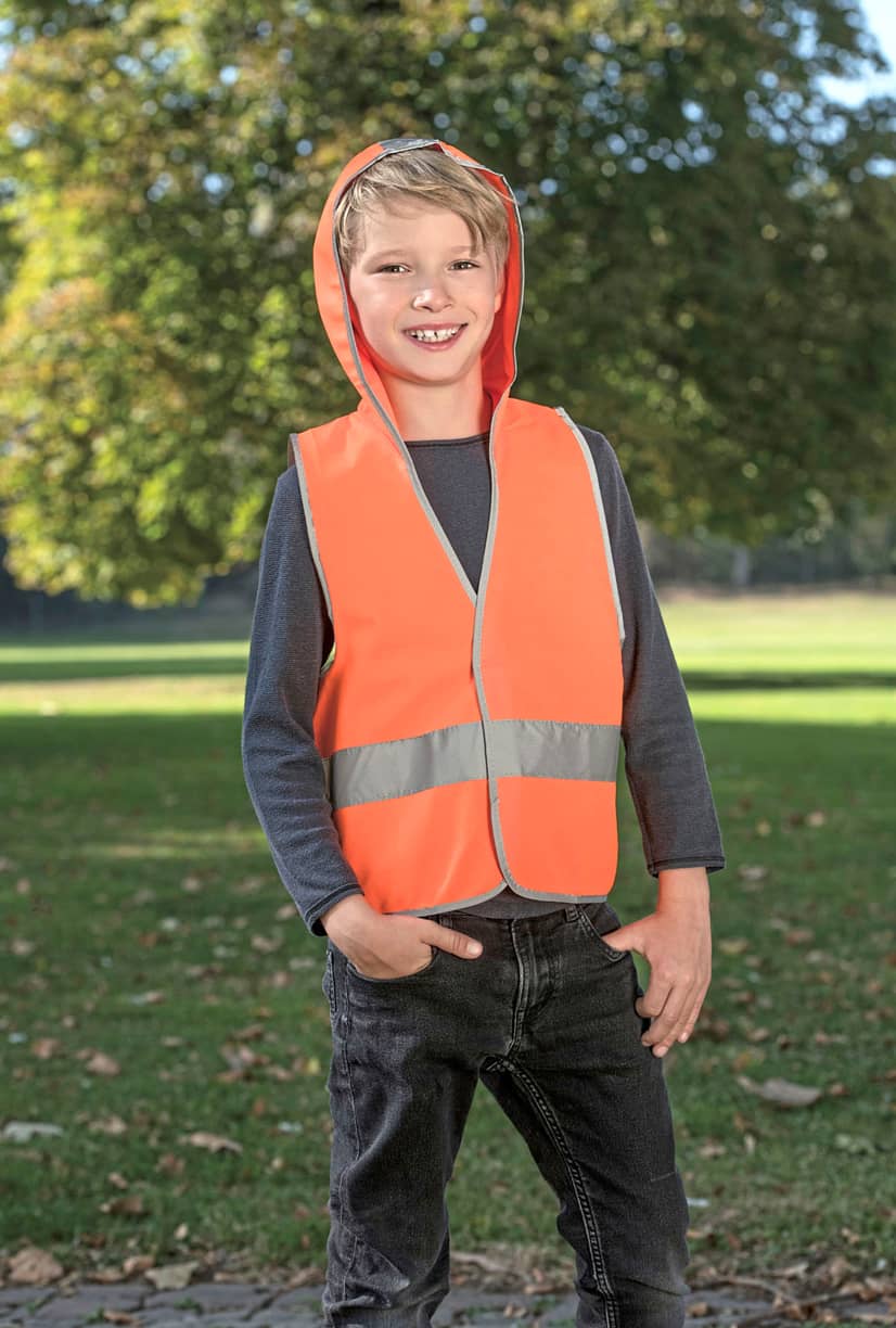 Kids´ Hooded Hi-Vis Safety Vest Odense