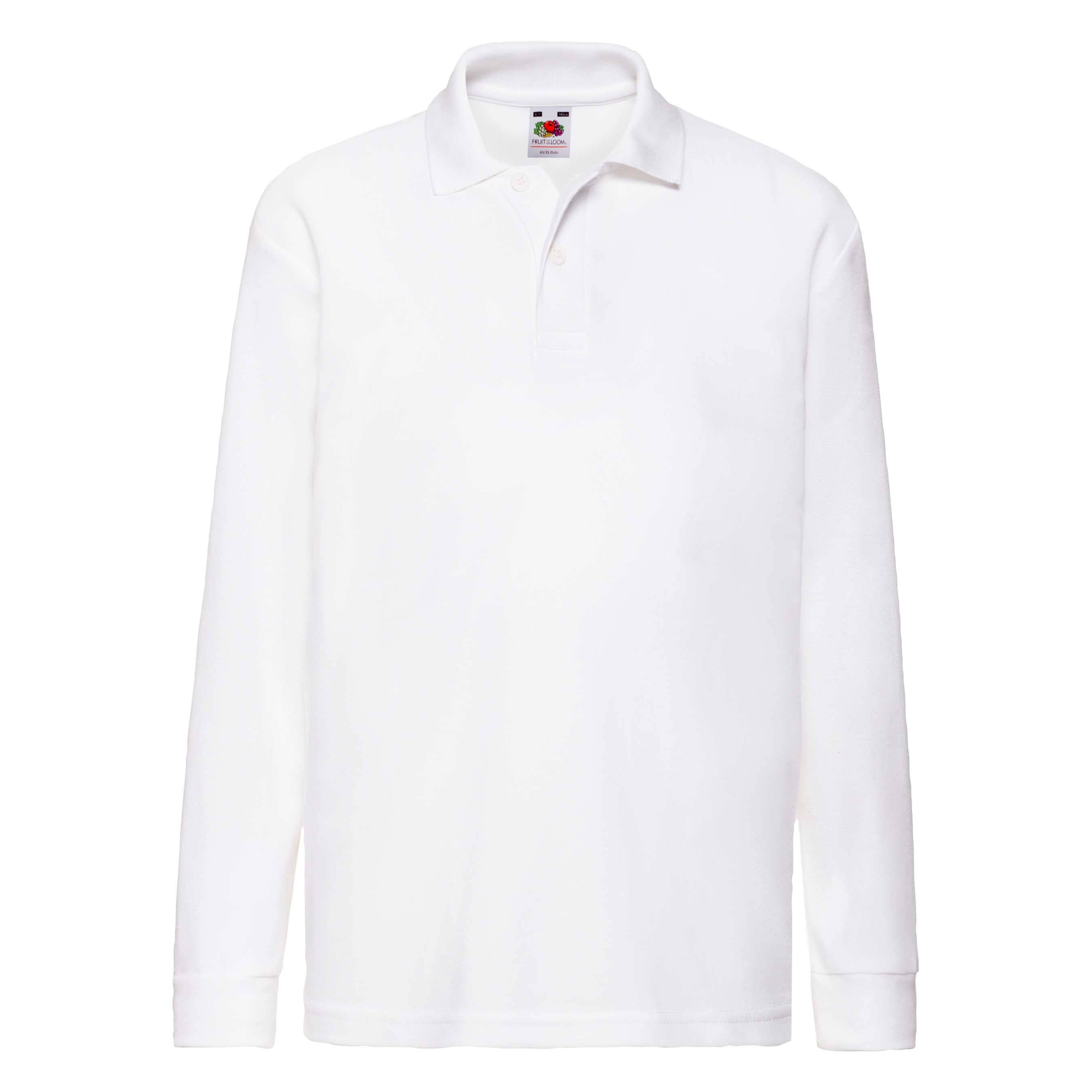 Kids´ Long Sleeve 65/35 Polo