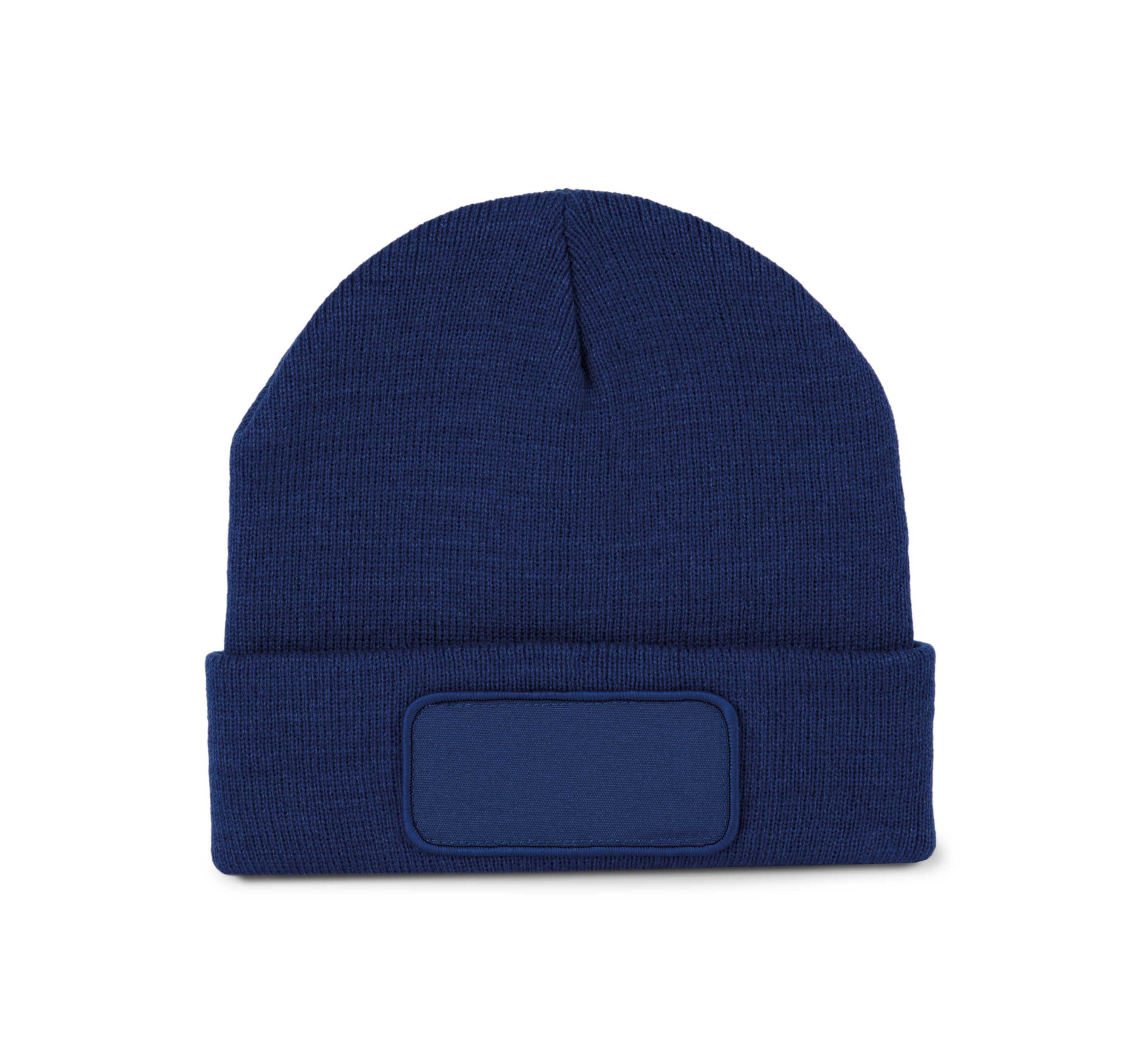 Recycelte Mütze mit Patch