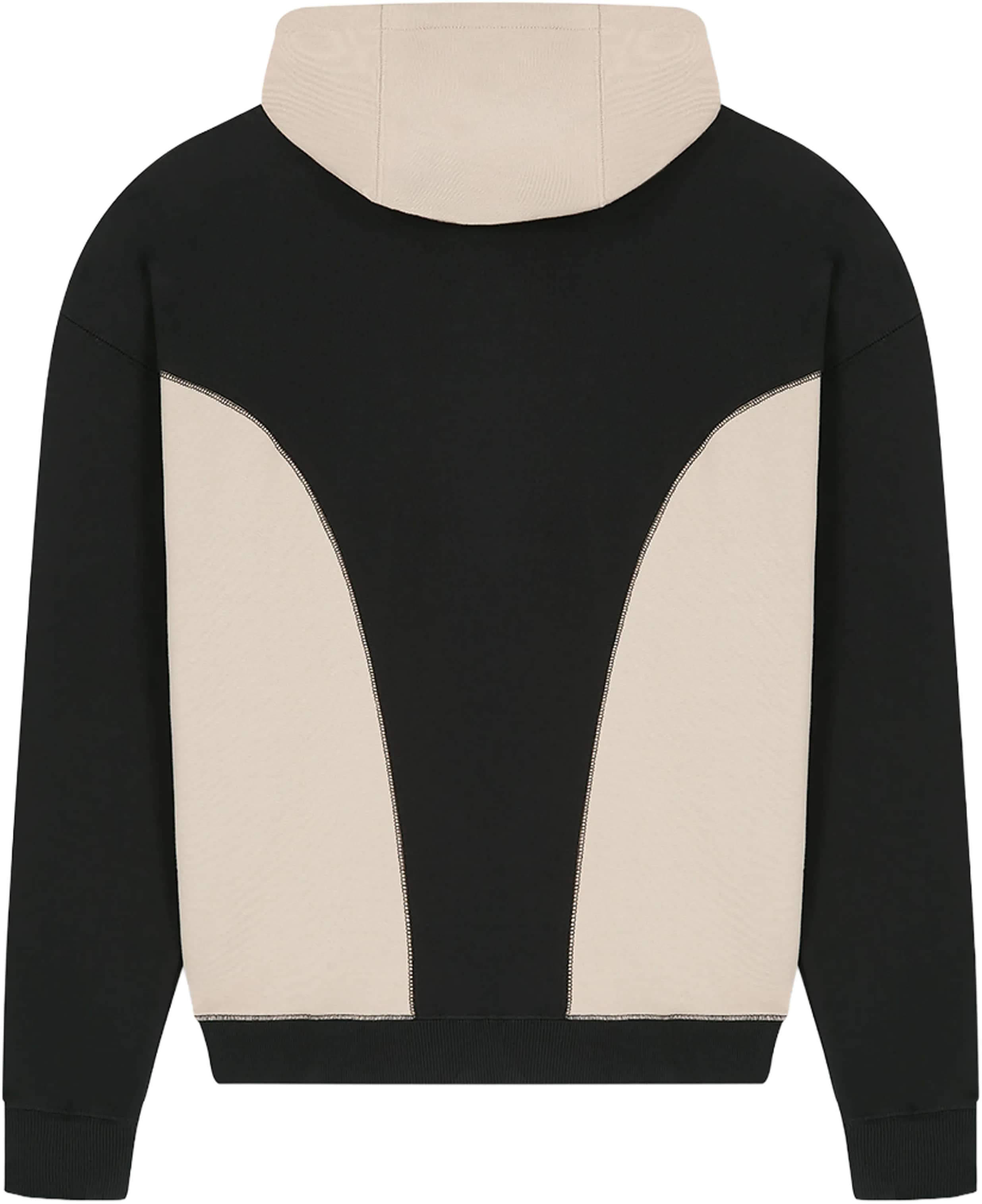 Colour Panelled Hoodie