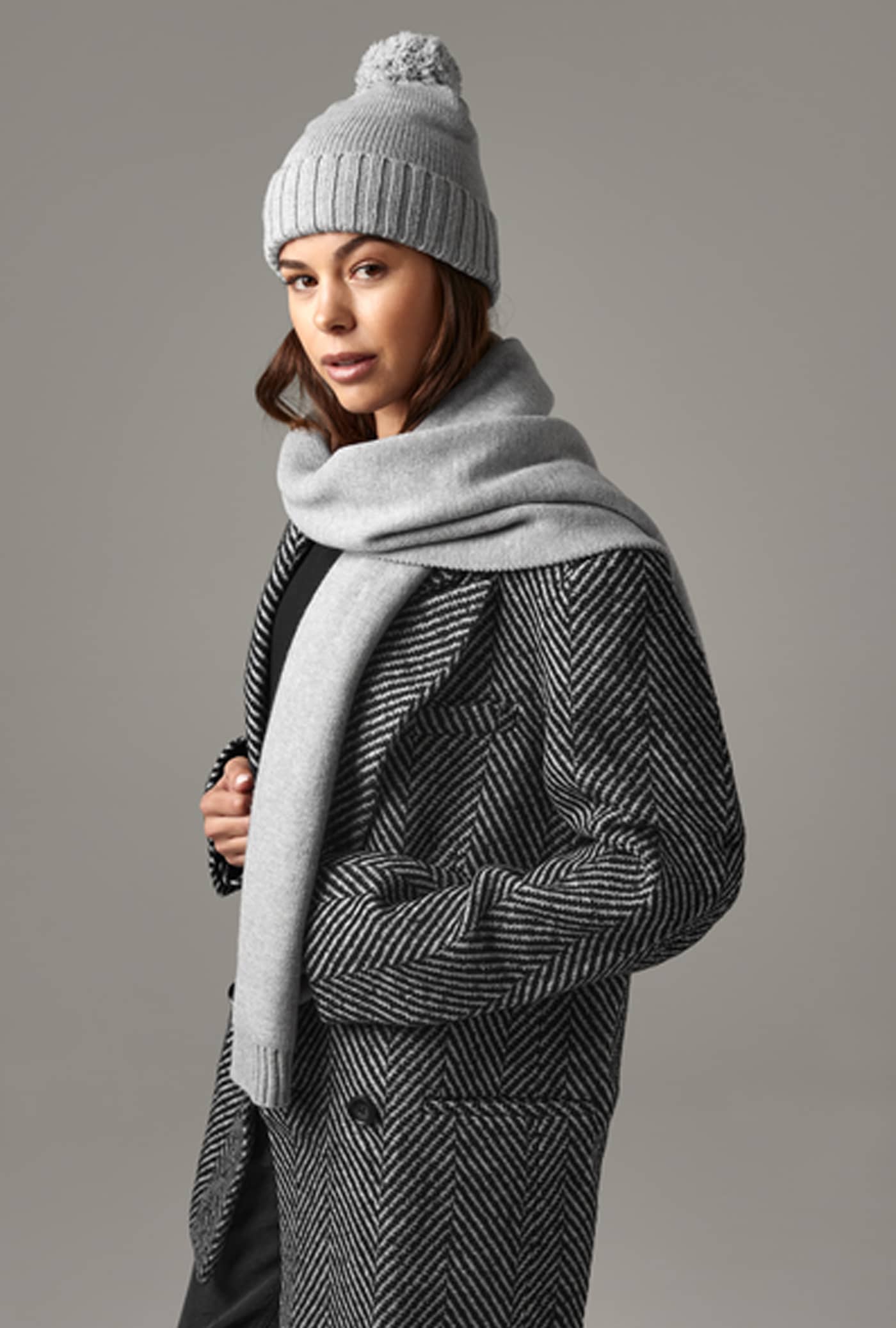 Knitted Scarf and Beanie Gift Set