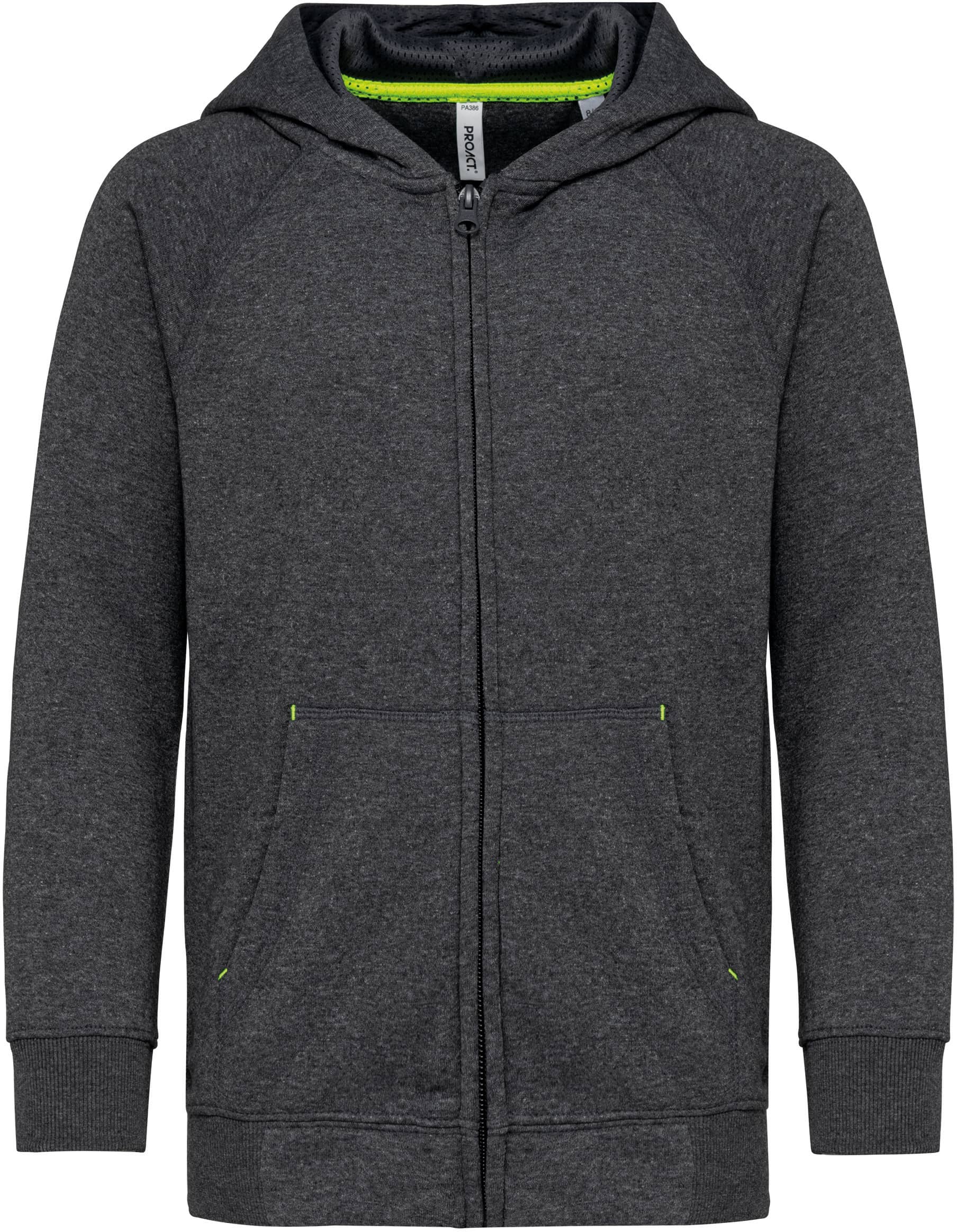 Kinderjacke mit Reißverschluss und Kapuze