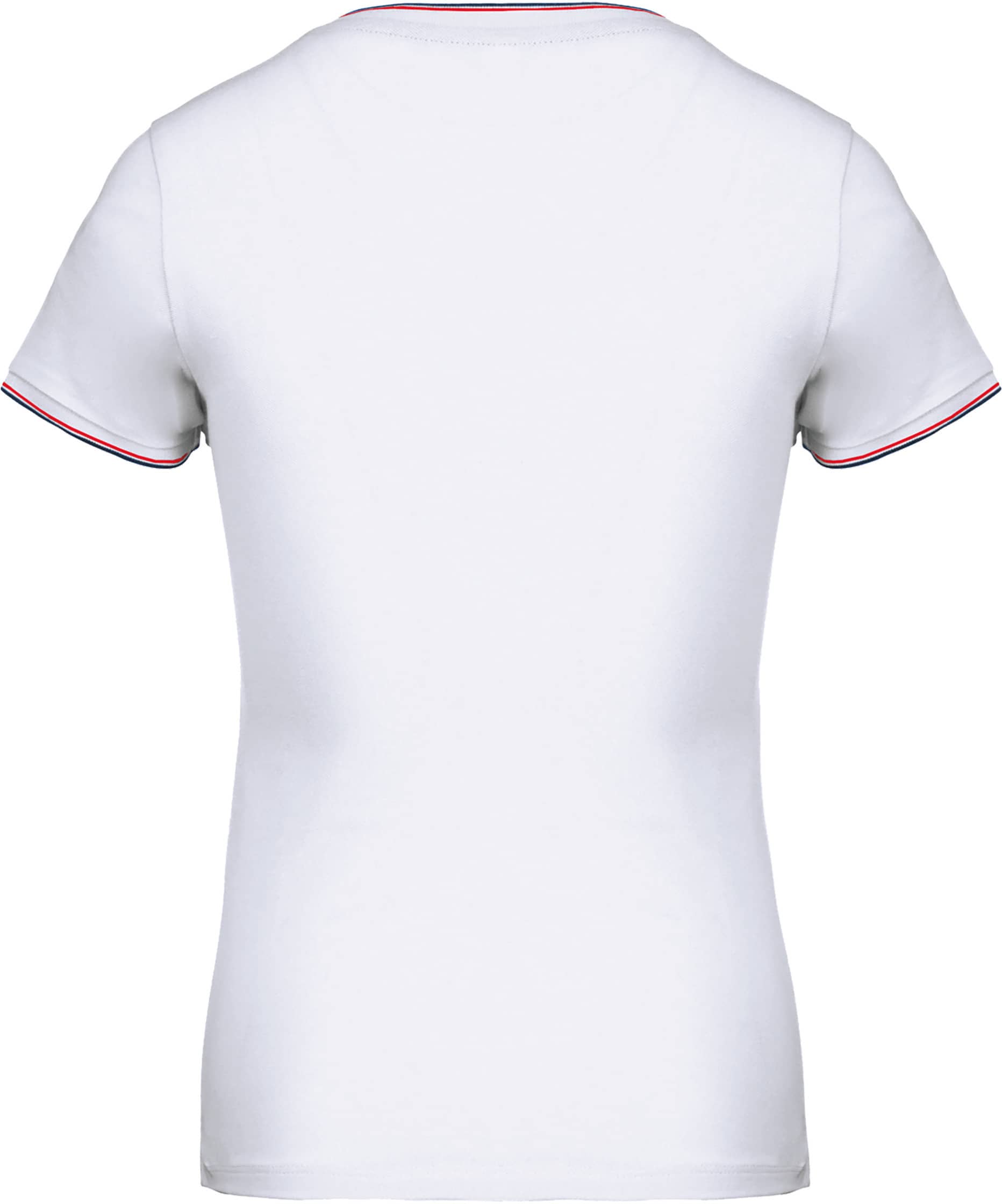 Ladies’ Piqué Knit V-Neck T-shirt