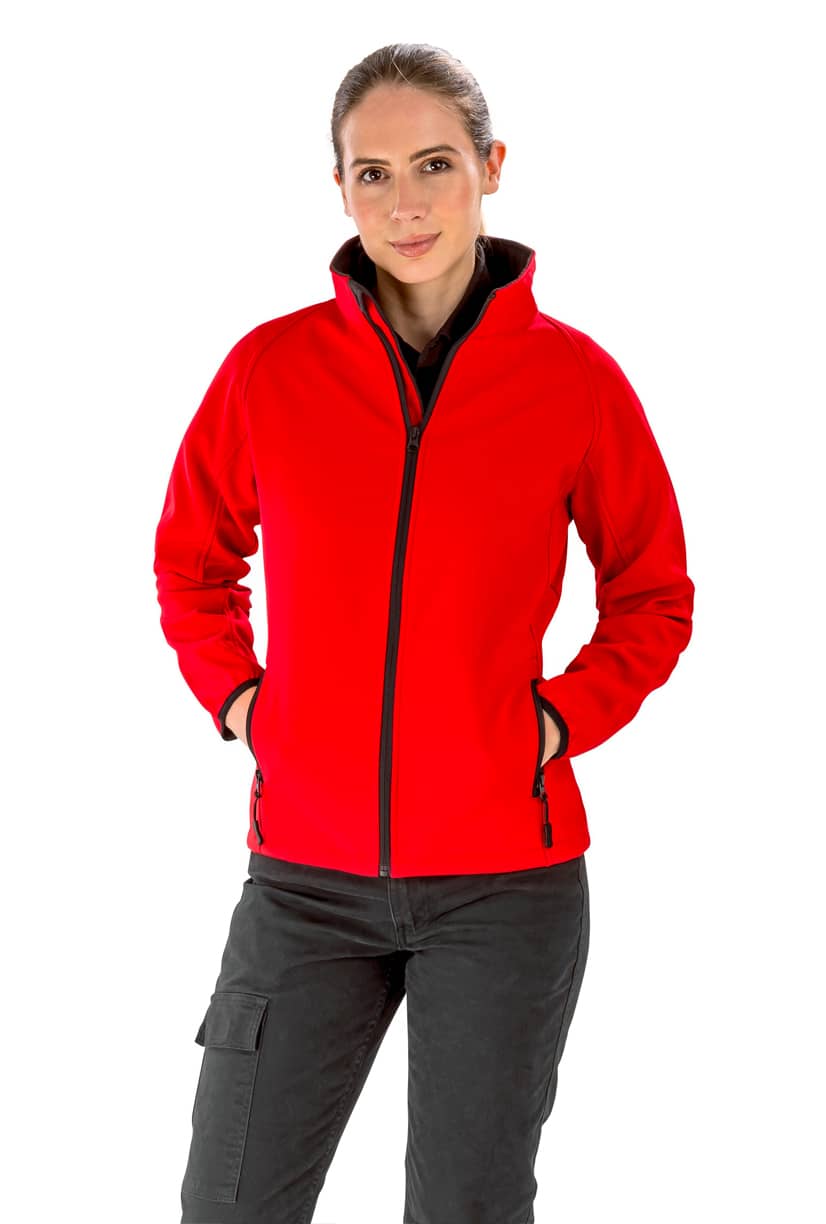 Women´s Printable Softshell Jacket with Recycled Fleece Inner