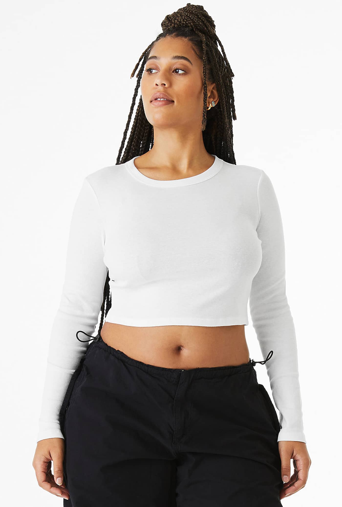 Women´s Micro Rib Long Sleeve Baby Tee