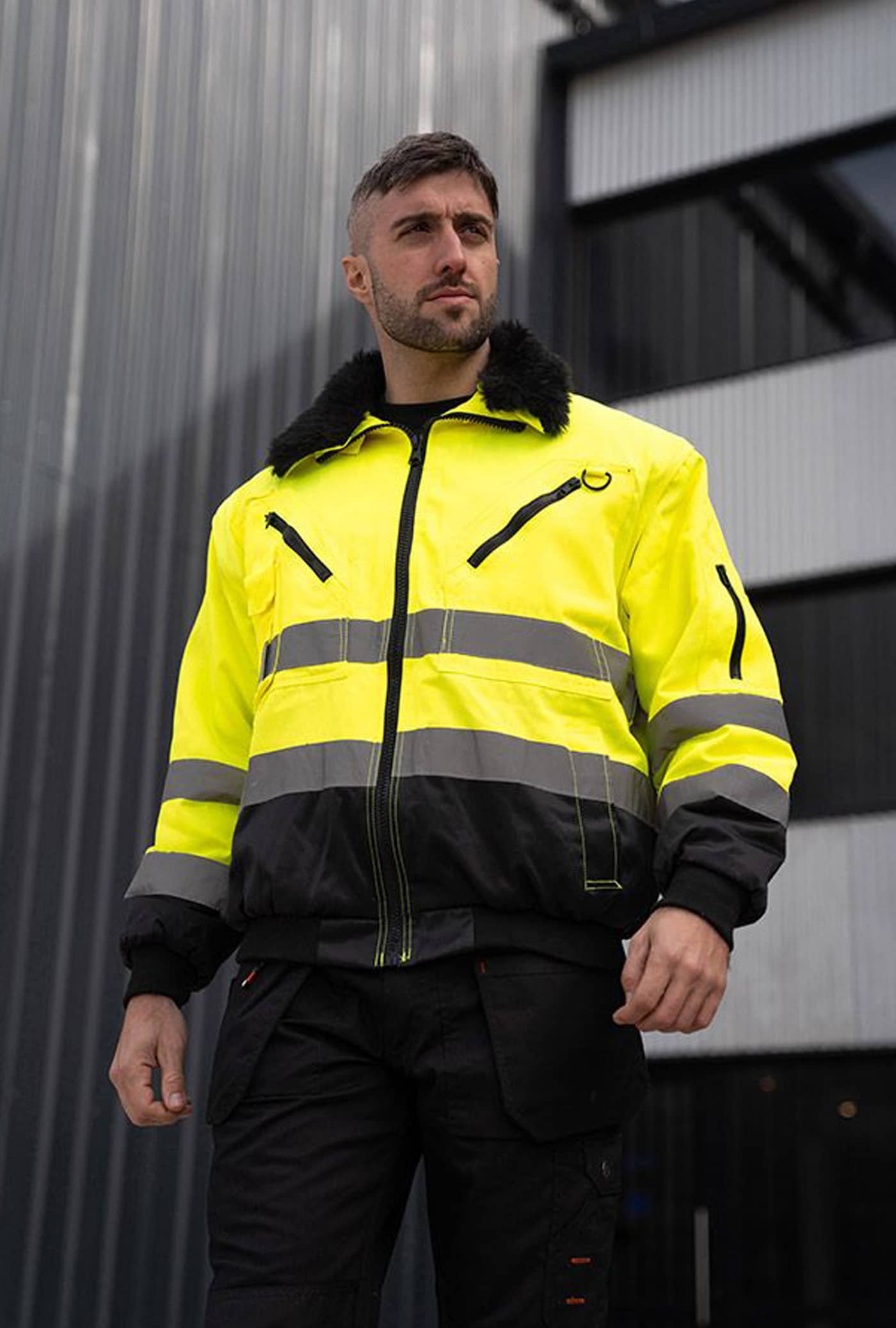 Robust 4-in-1 Hi-Vis Pilot Jacket Oslo