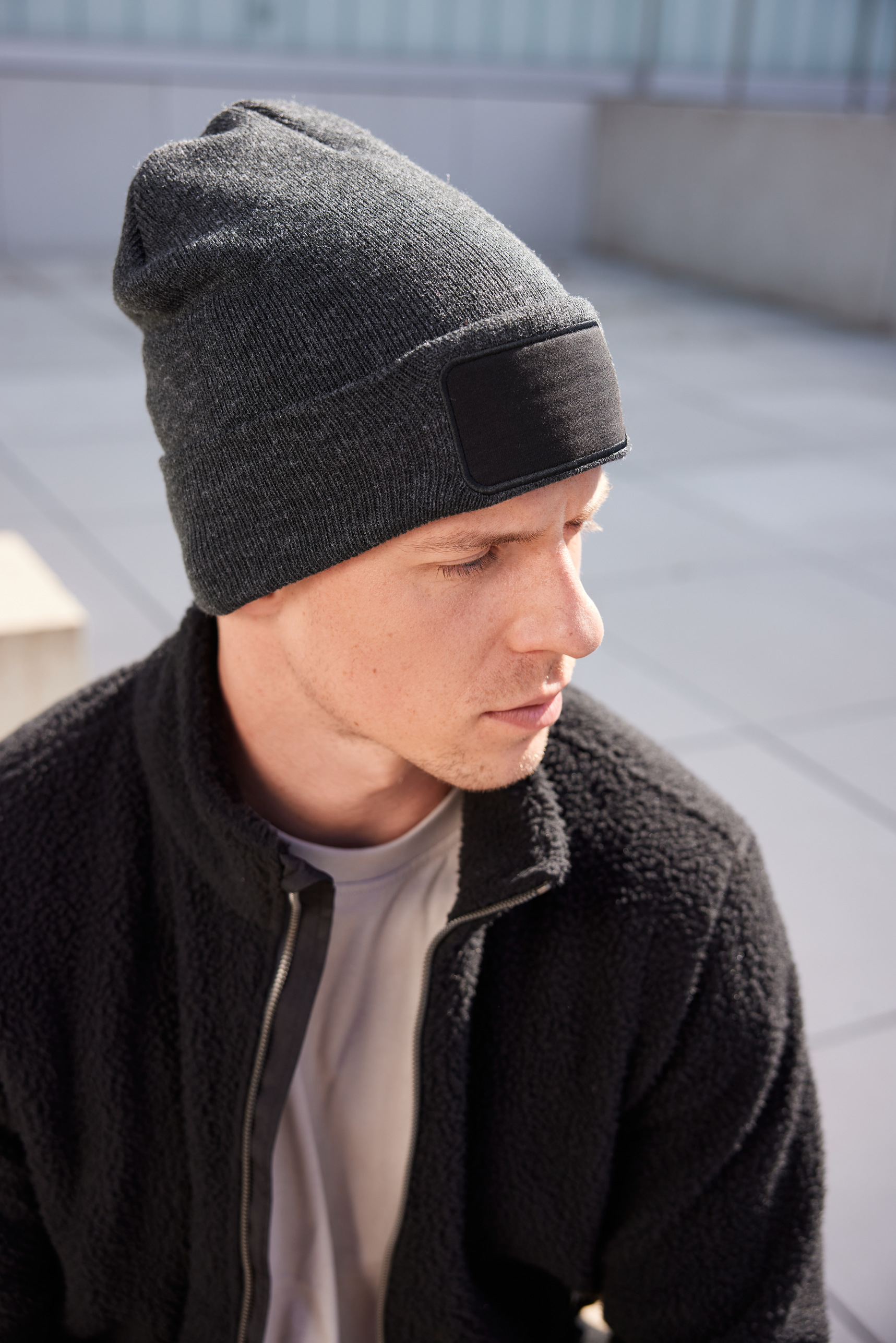 Beanie with Patch - Thinsulate