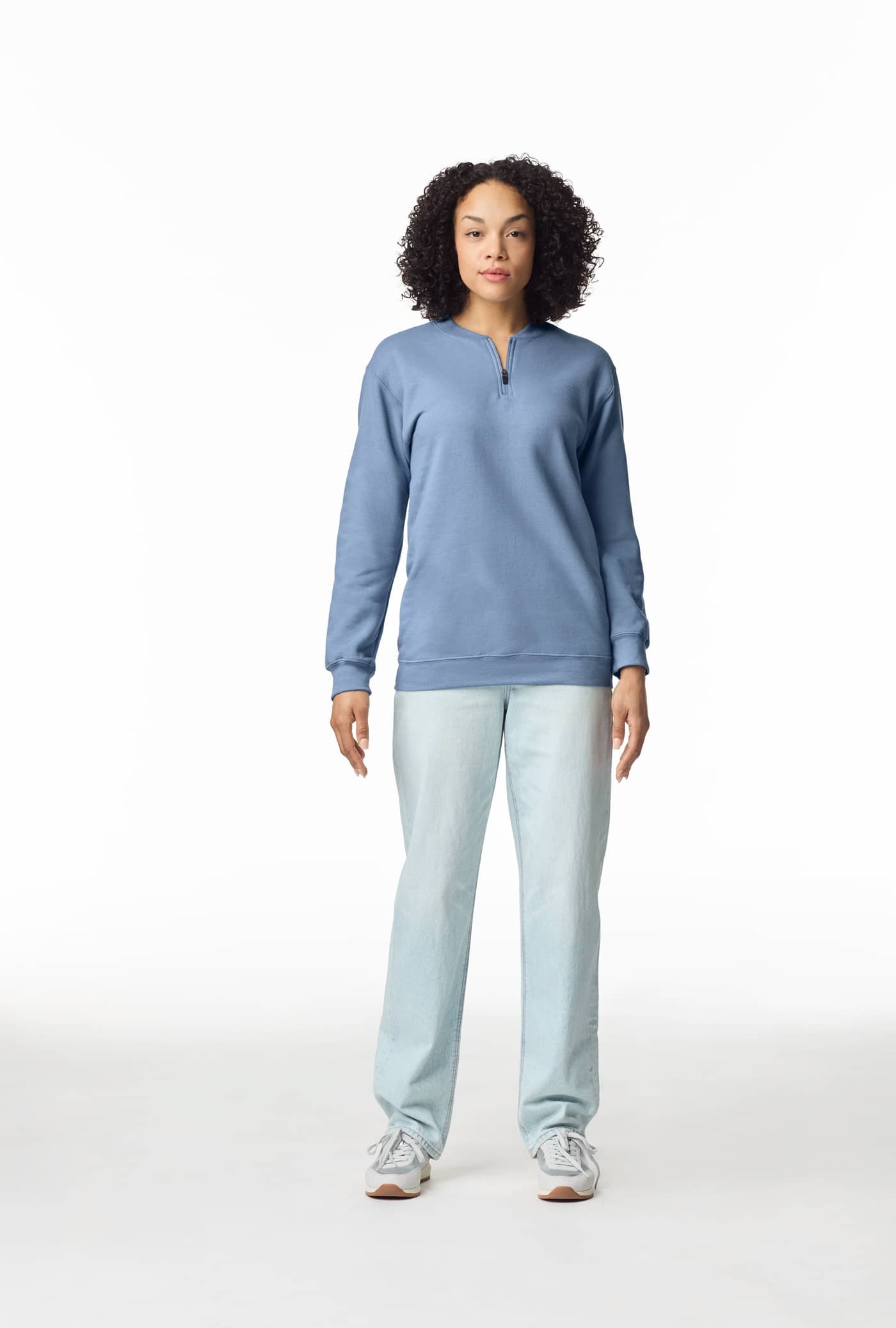 Softstyle® Midweight Adult Fleece 1/4 Zip Sweatshirt