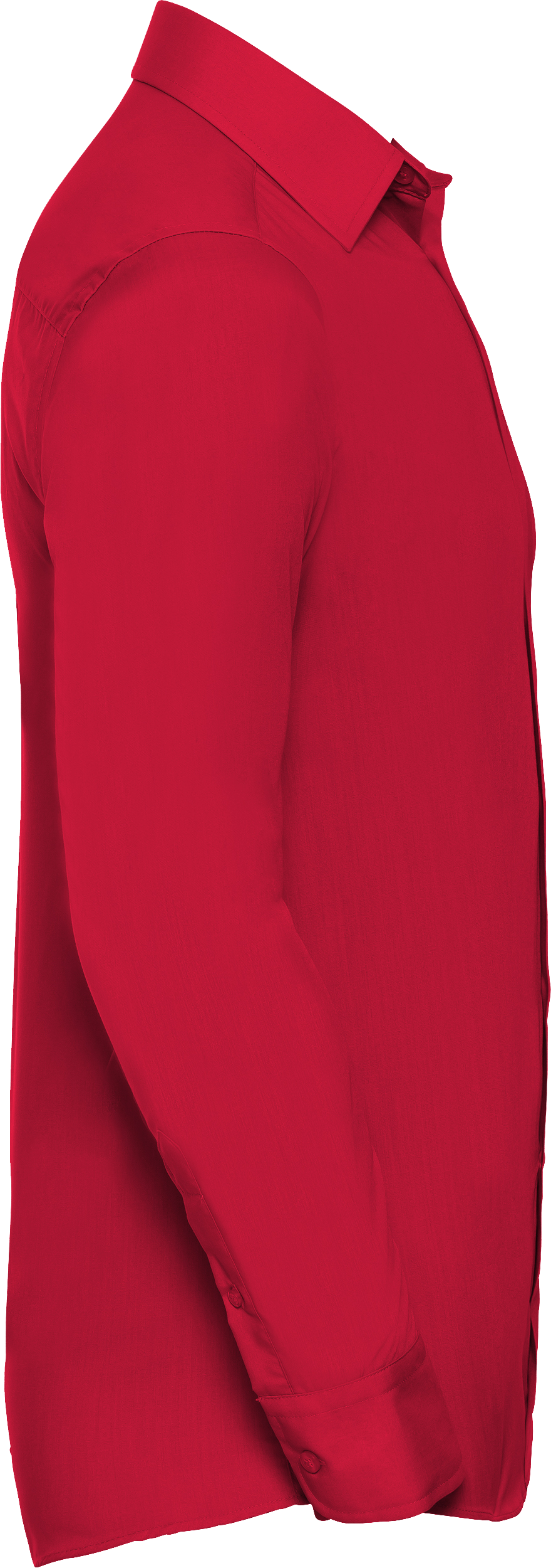 Men's Long Sleeve Tailored Polycotton Poplin Shirt