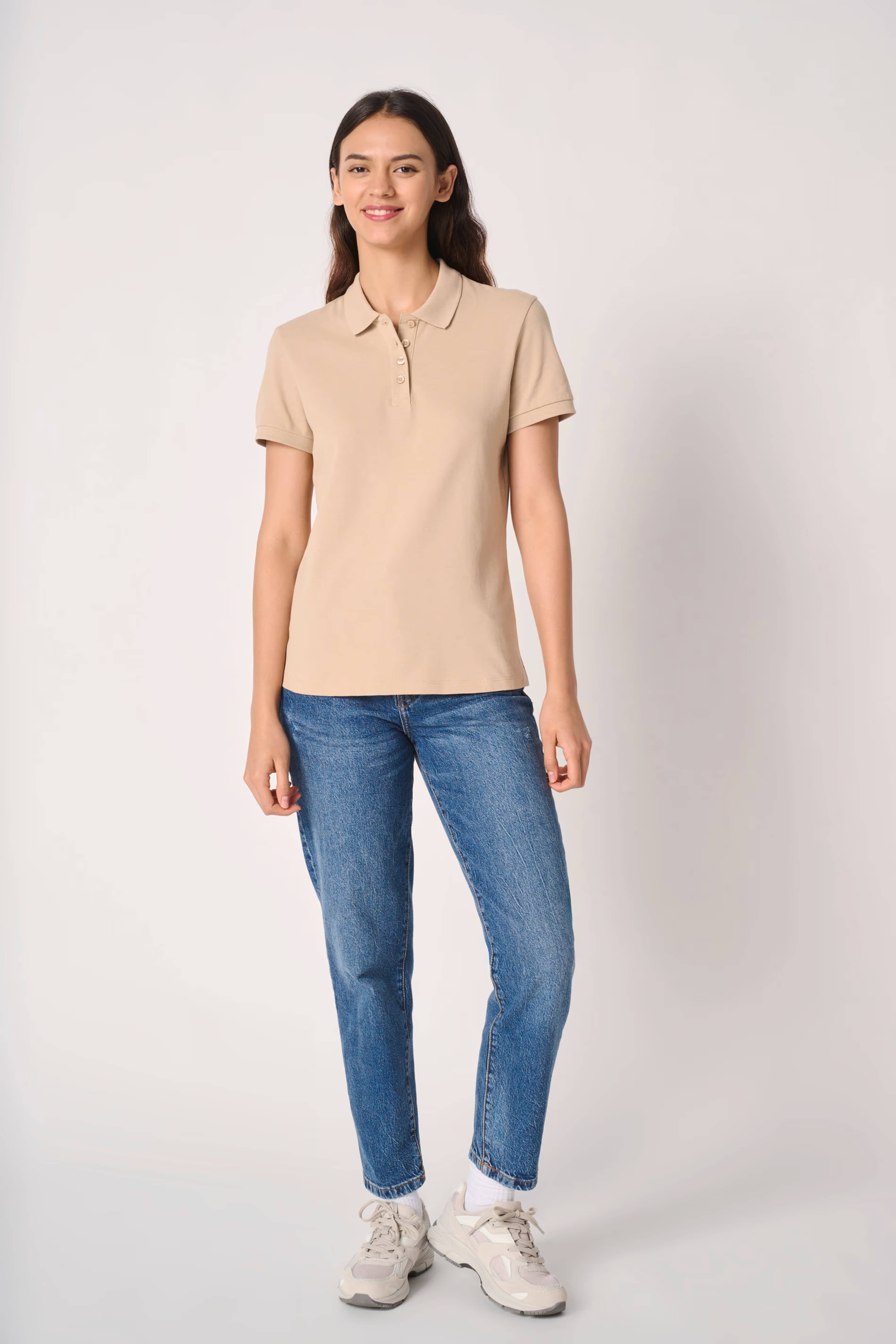 Damen Piqué-Poloshirt 296