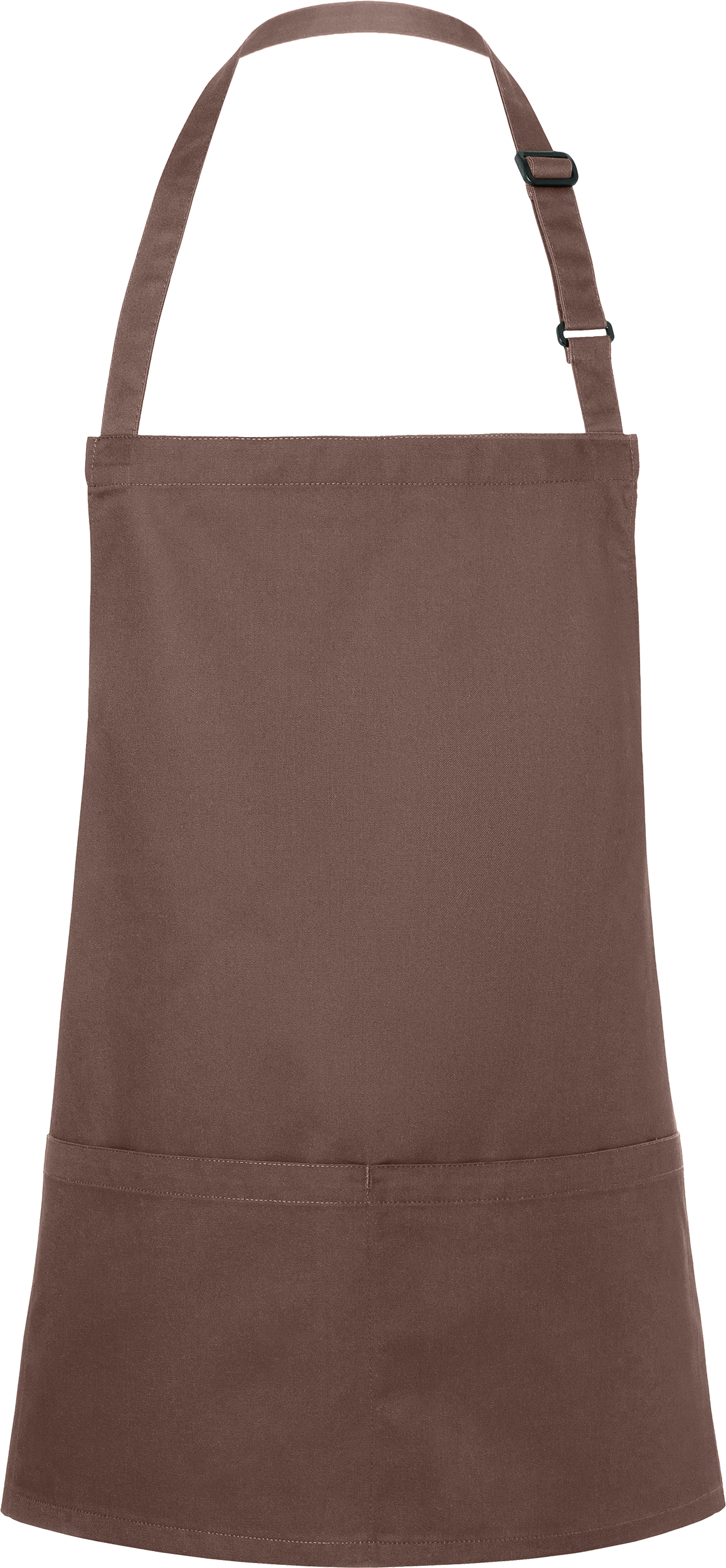 Kurze Latzschürze Basic mit Schnalle und Tasche