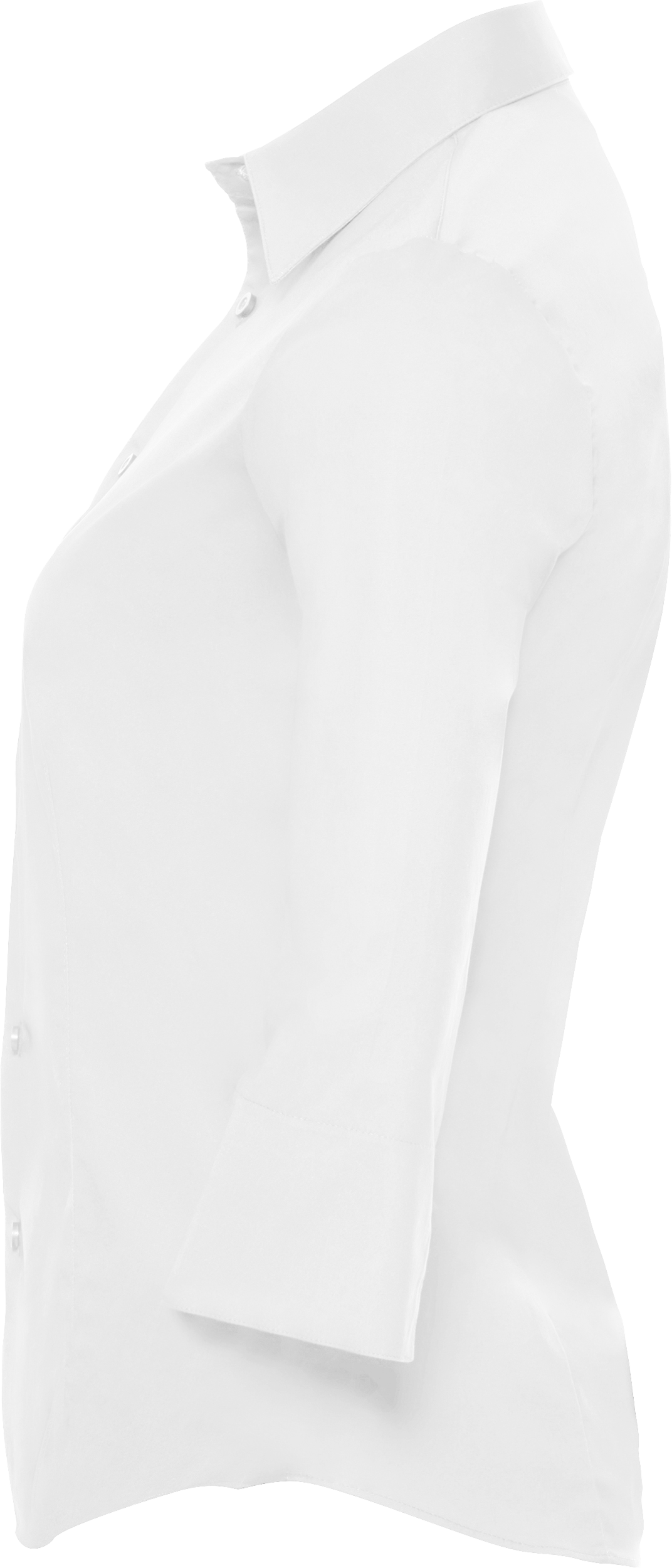 Ladies' Long Sleeve Classic Pure Cotton Poplin Shirt