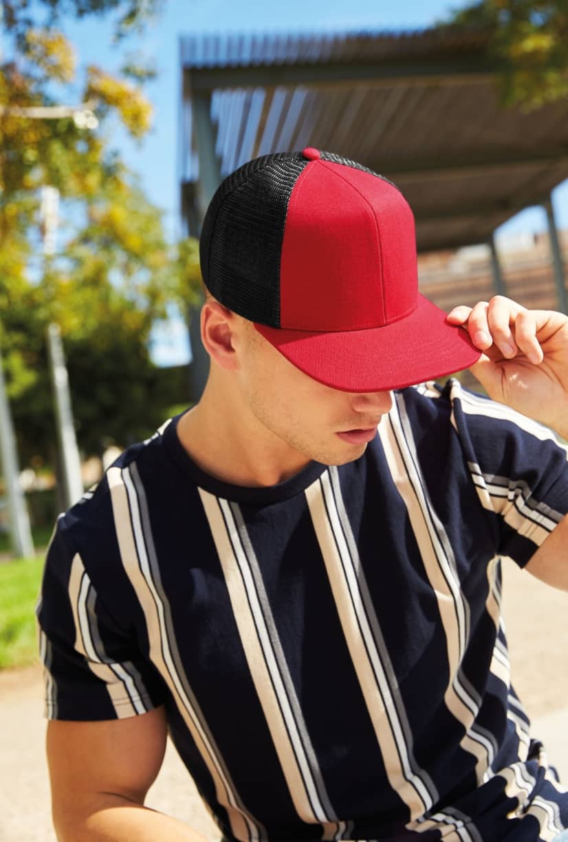 Original Flat Peak 6 Panel Trucker Cap