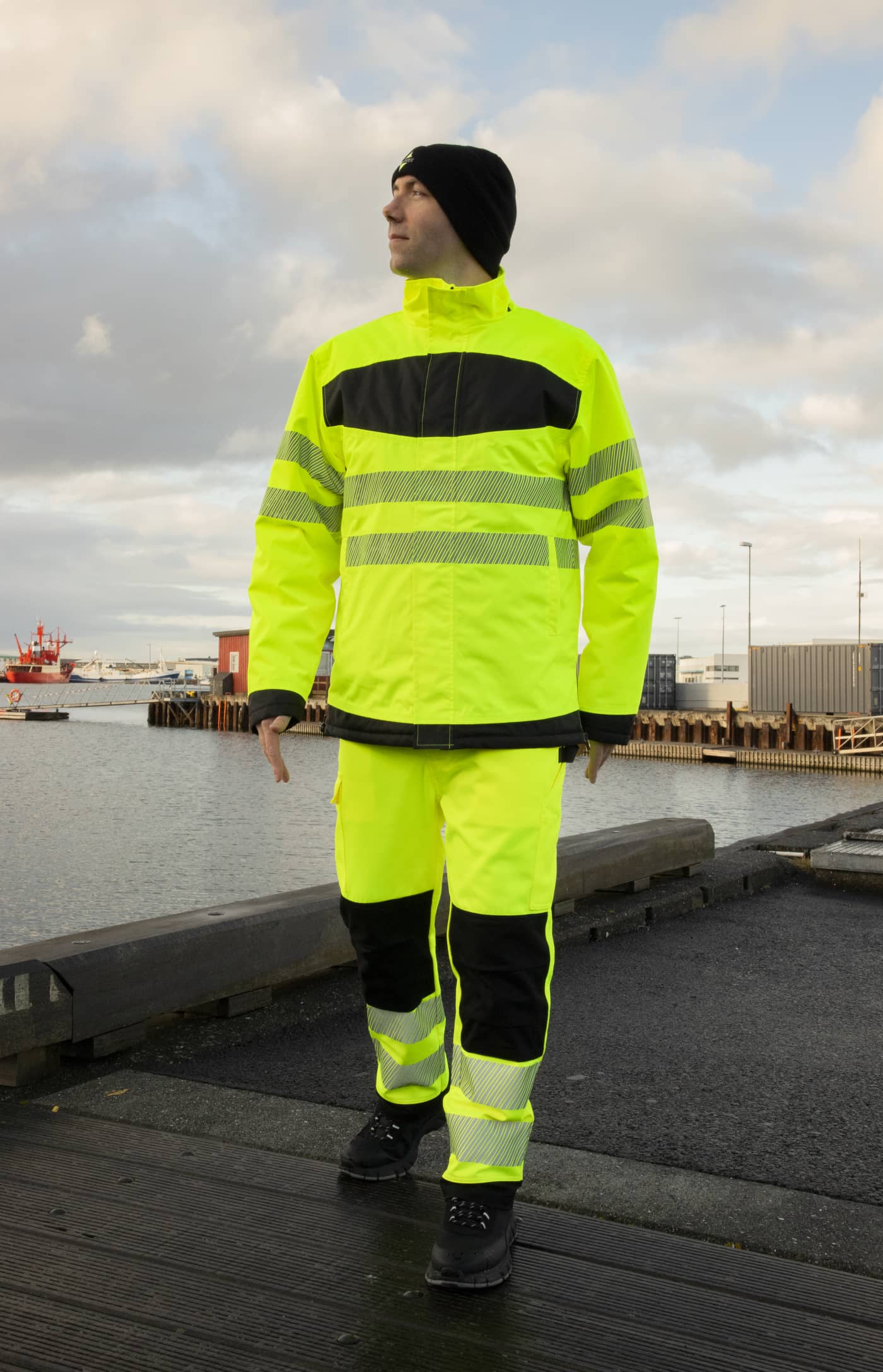 EOS Hi-Vis Workwear Parka With Printing Area