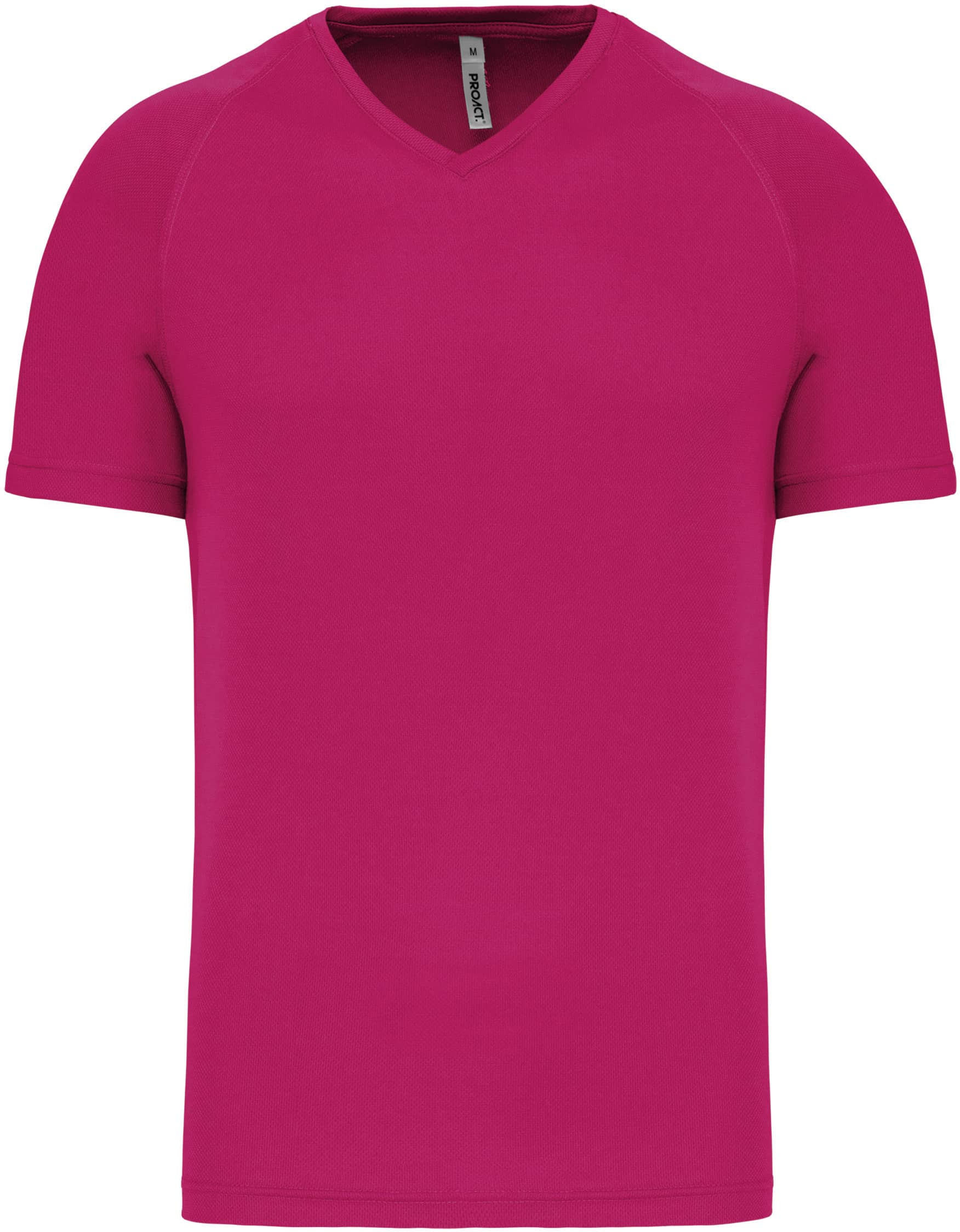 Herren Kurzarm-Sportshirt mit V-Ausschnitt