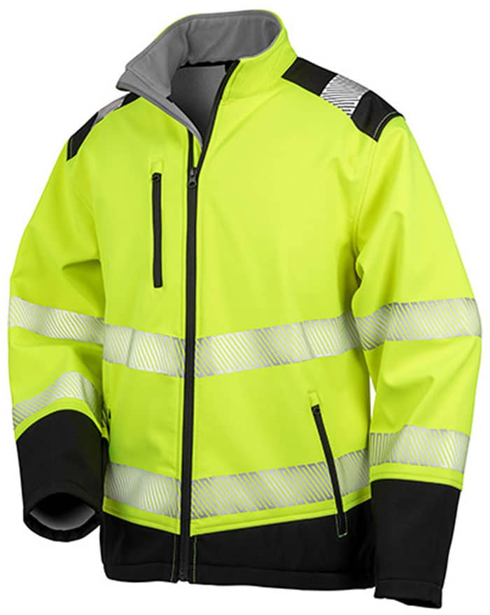 Printable Ripstop Safety Softshell Jacket