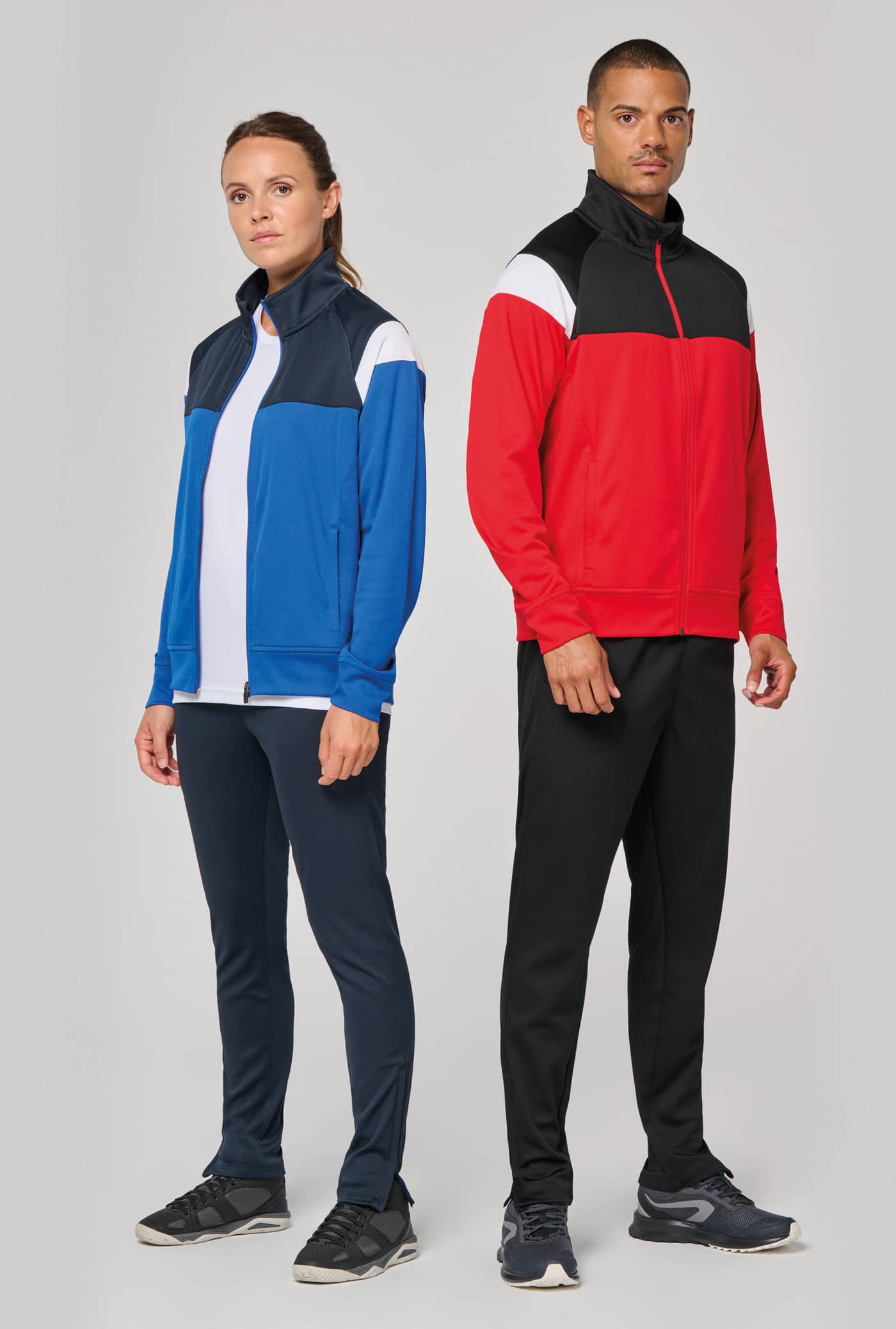 Unisex-Trainingsjacke mit Reißverschluss