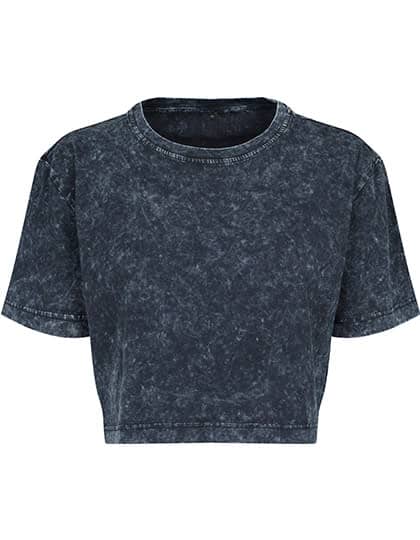 Ladies´ Acid Washed Cropped Tee